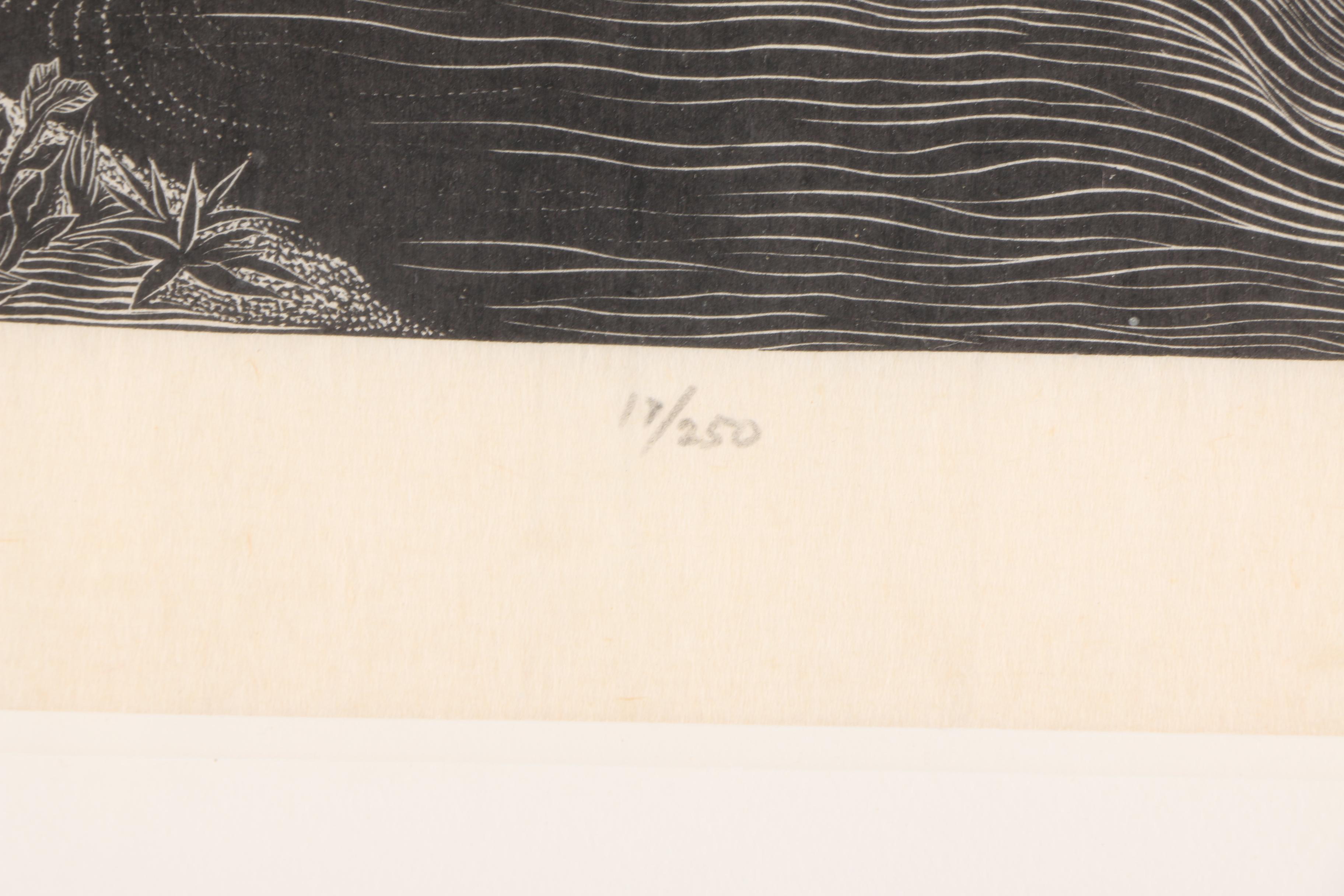 Stefan Martin Limited Edition Woodblock Print "Morning Stream"