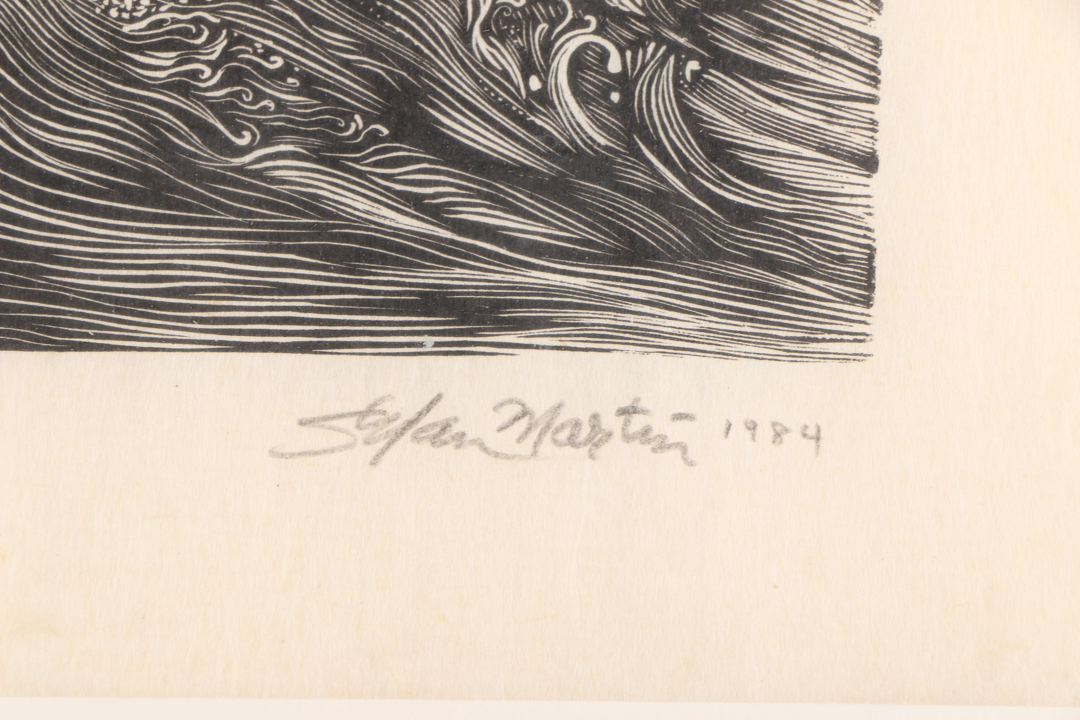 Stefan Martin Limited Edition Woodblock Print "Morning Stream"