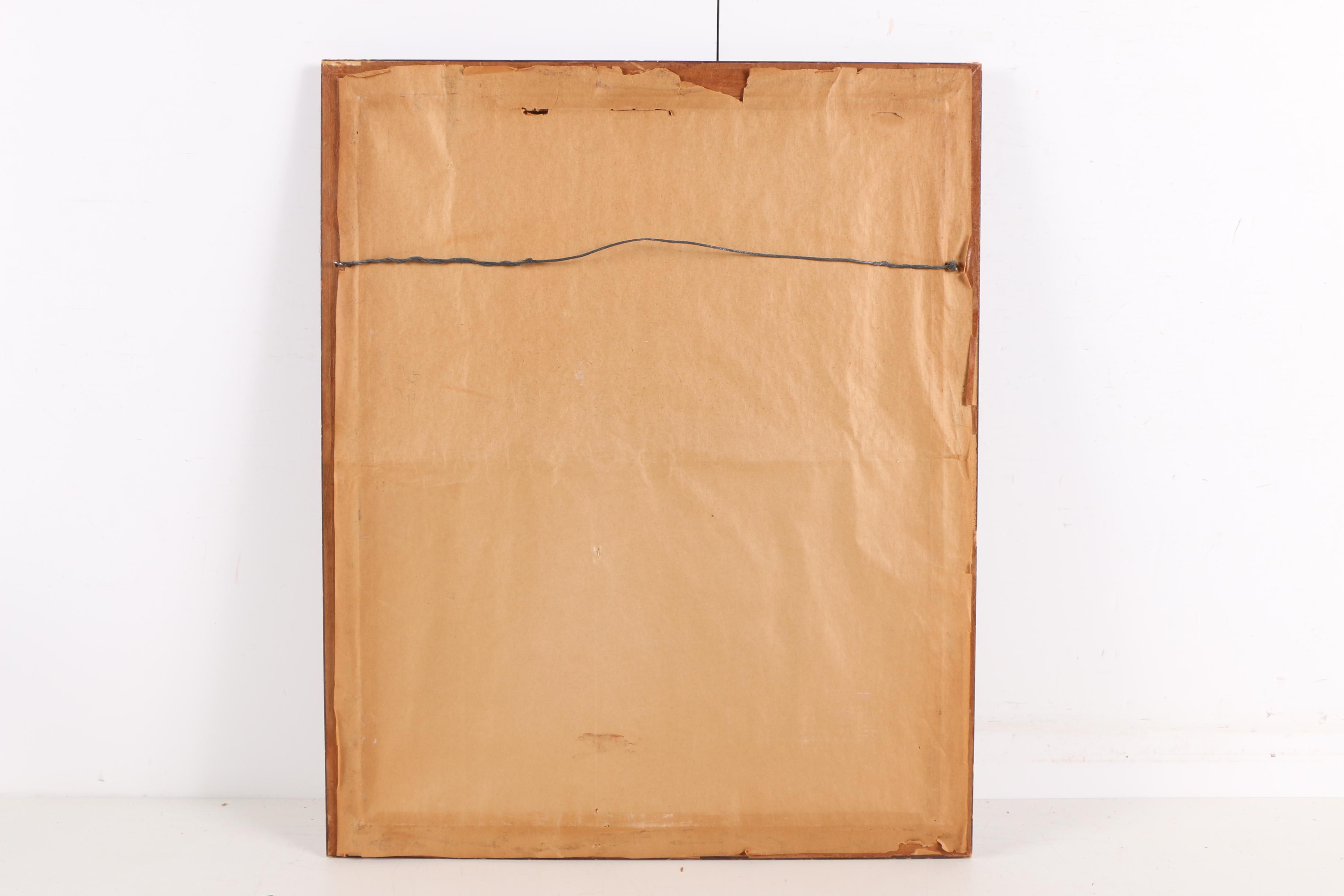 1958 Socha Svender Signed Watercolor and Ink Painting on Paper