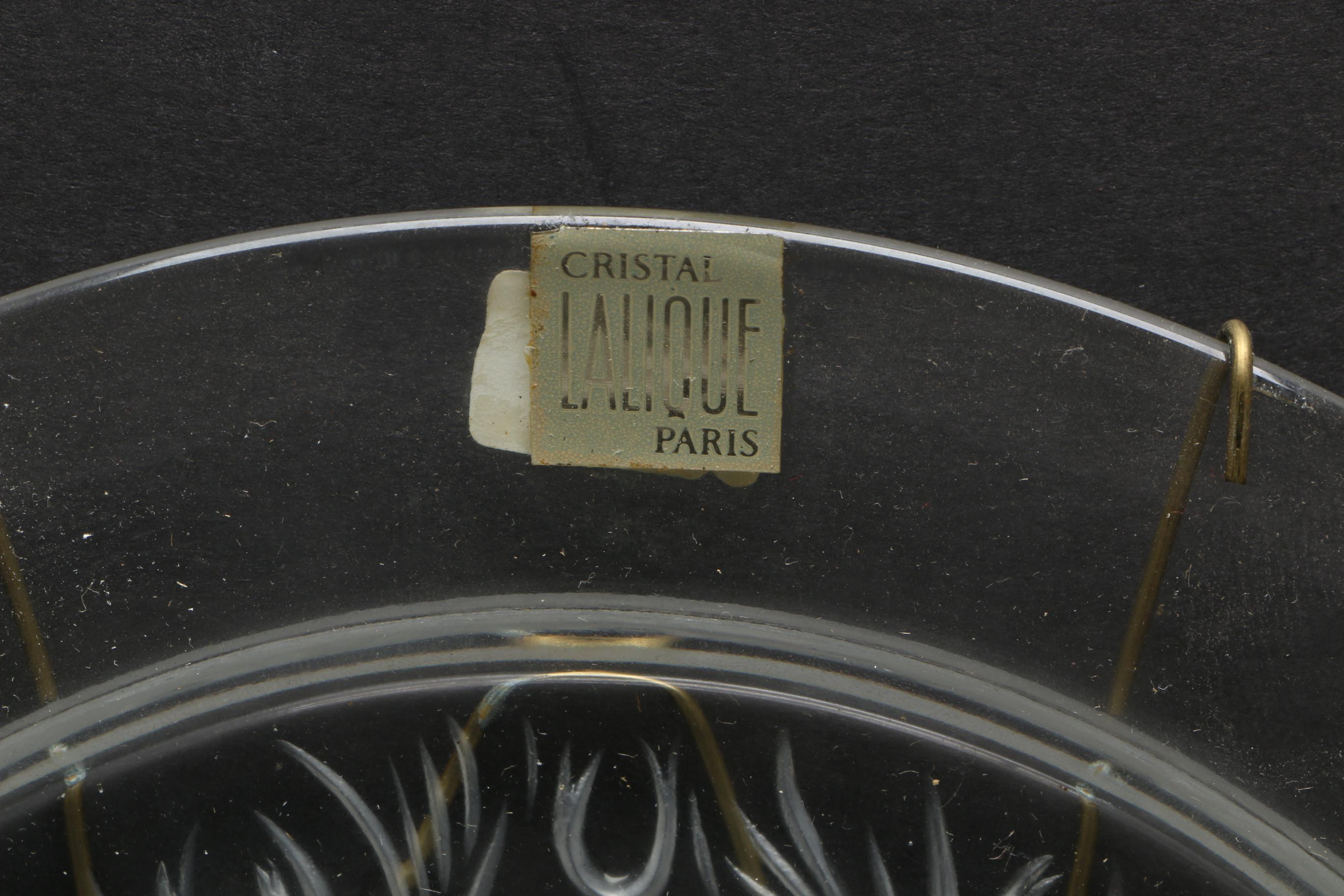 Lalique Crystal Annual Plates Collection