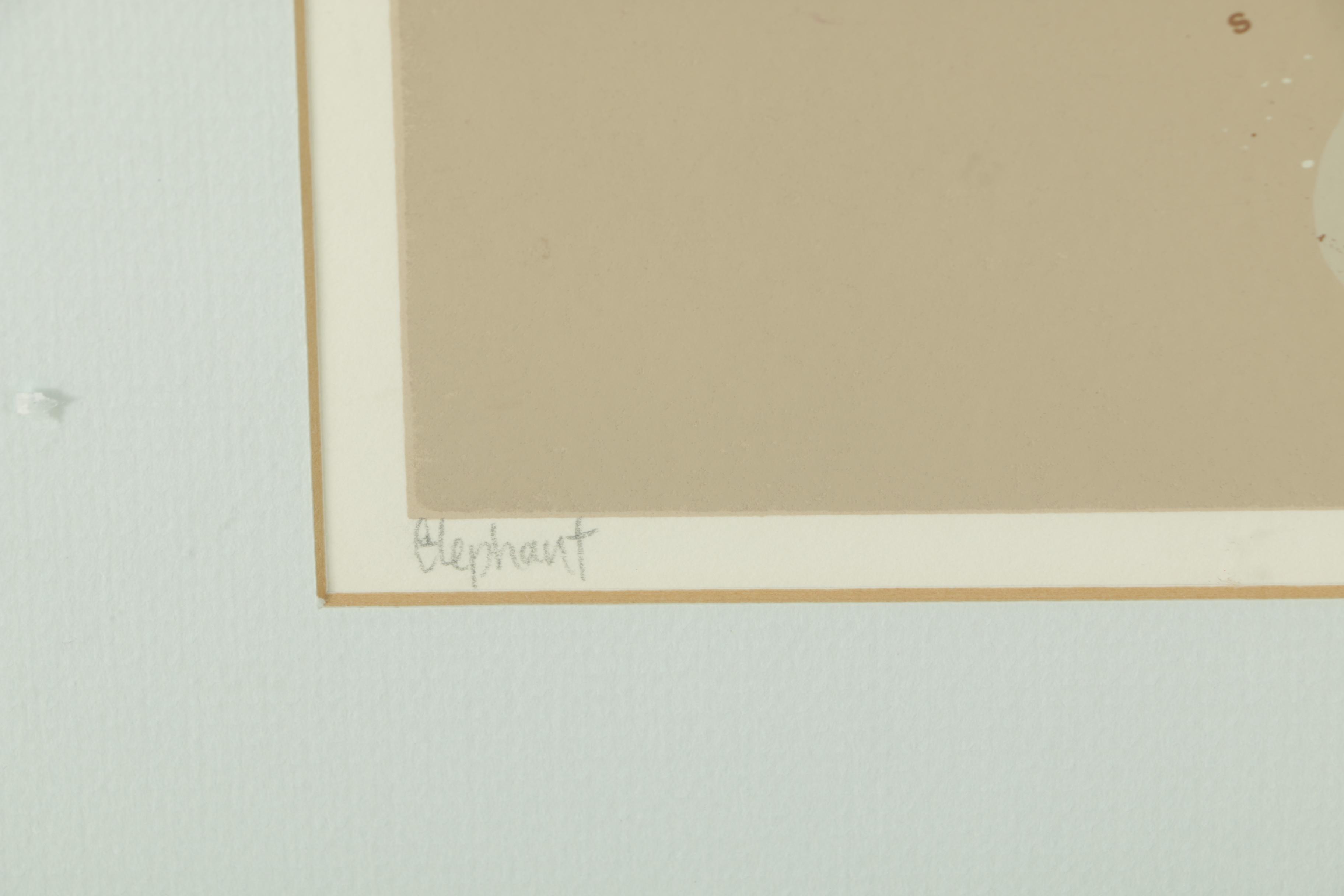 Liz Collins Limited Edition Serigraph on Paper "Elephant"