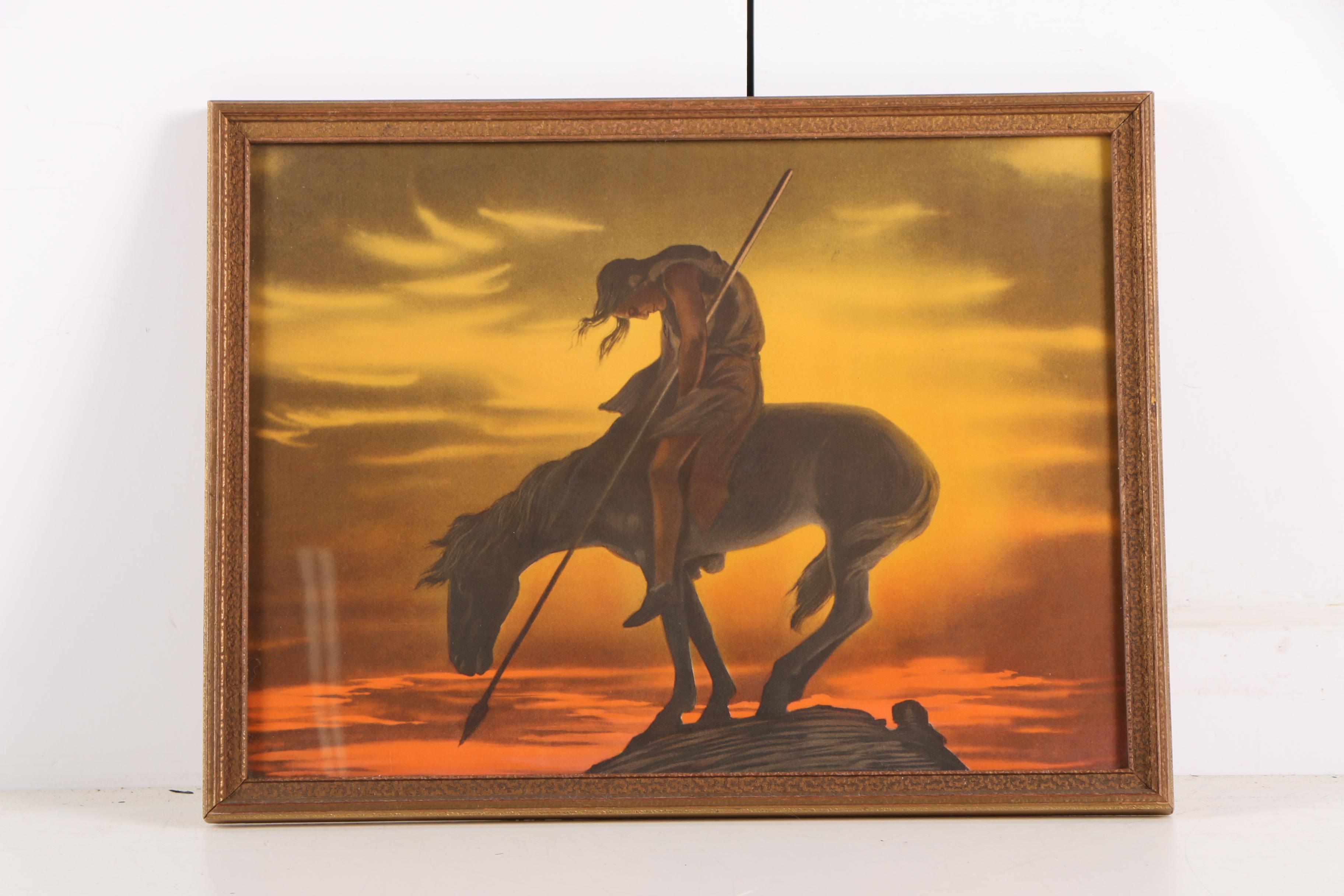 Offset Lithographs After "End of the Trail" and "Appeal to the Great Spirit"