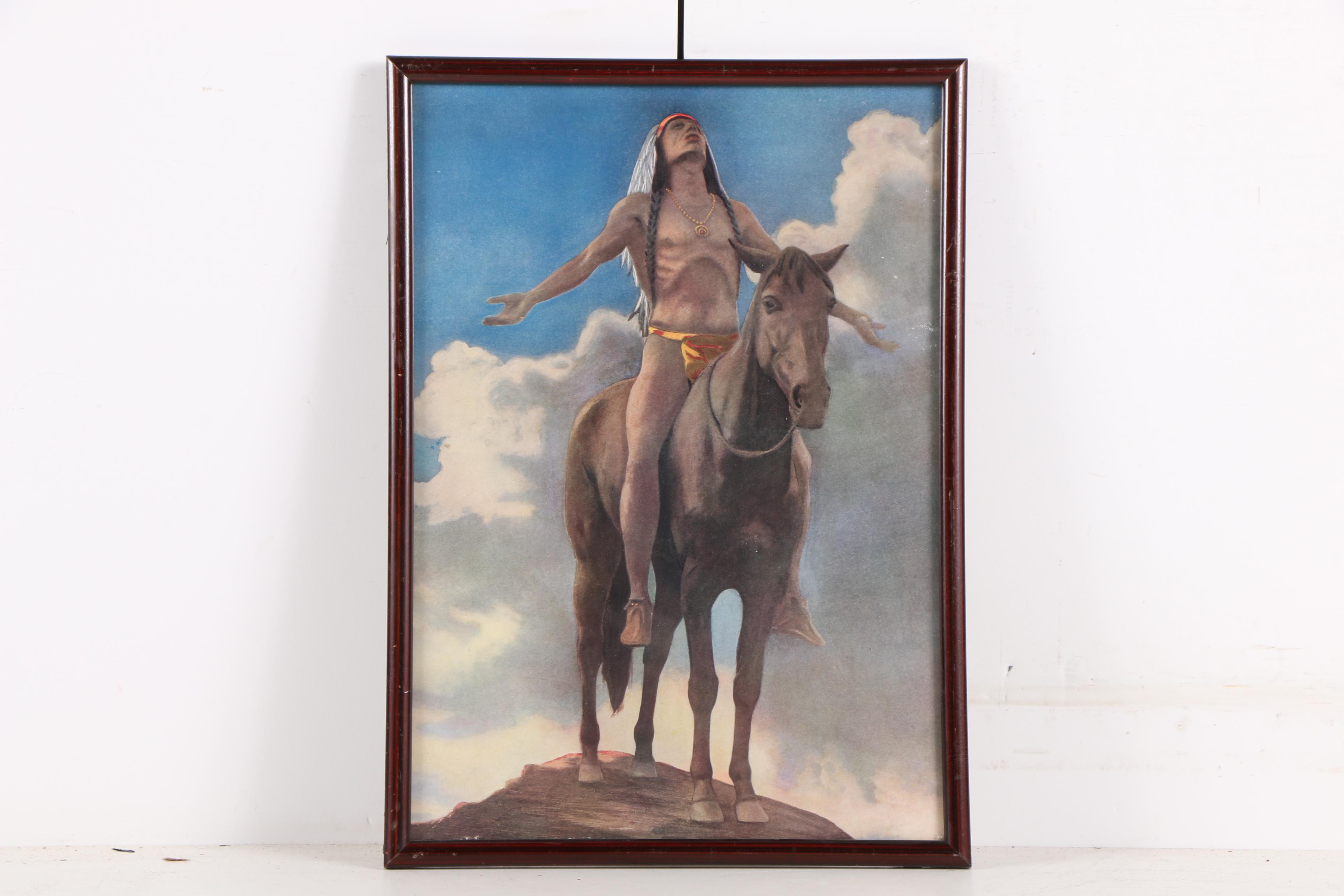 Offset Lithographs After "End of the Trail" and "Appeal to the Great Spirit"