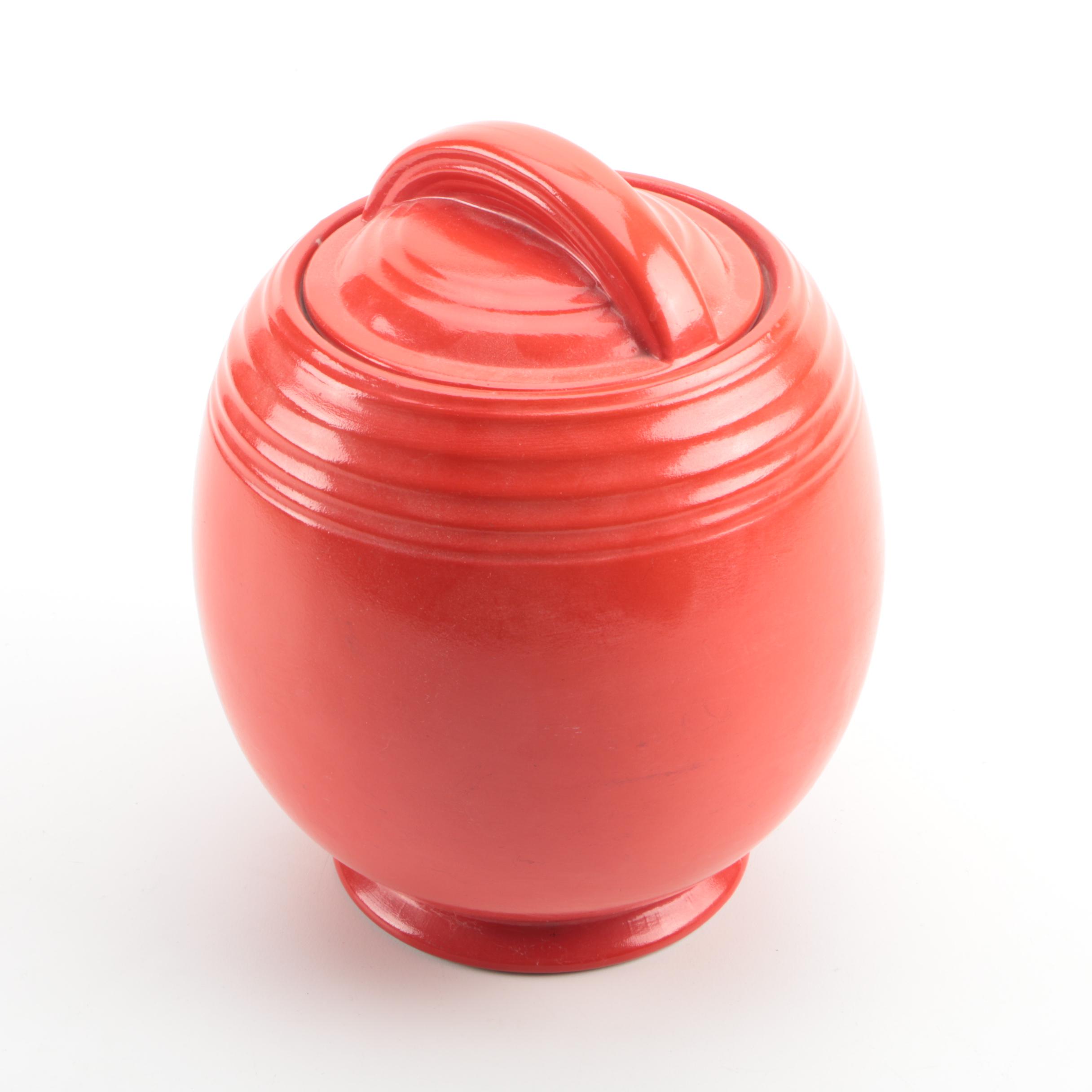 Hall's Chinese Red Cookie Jar