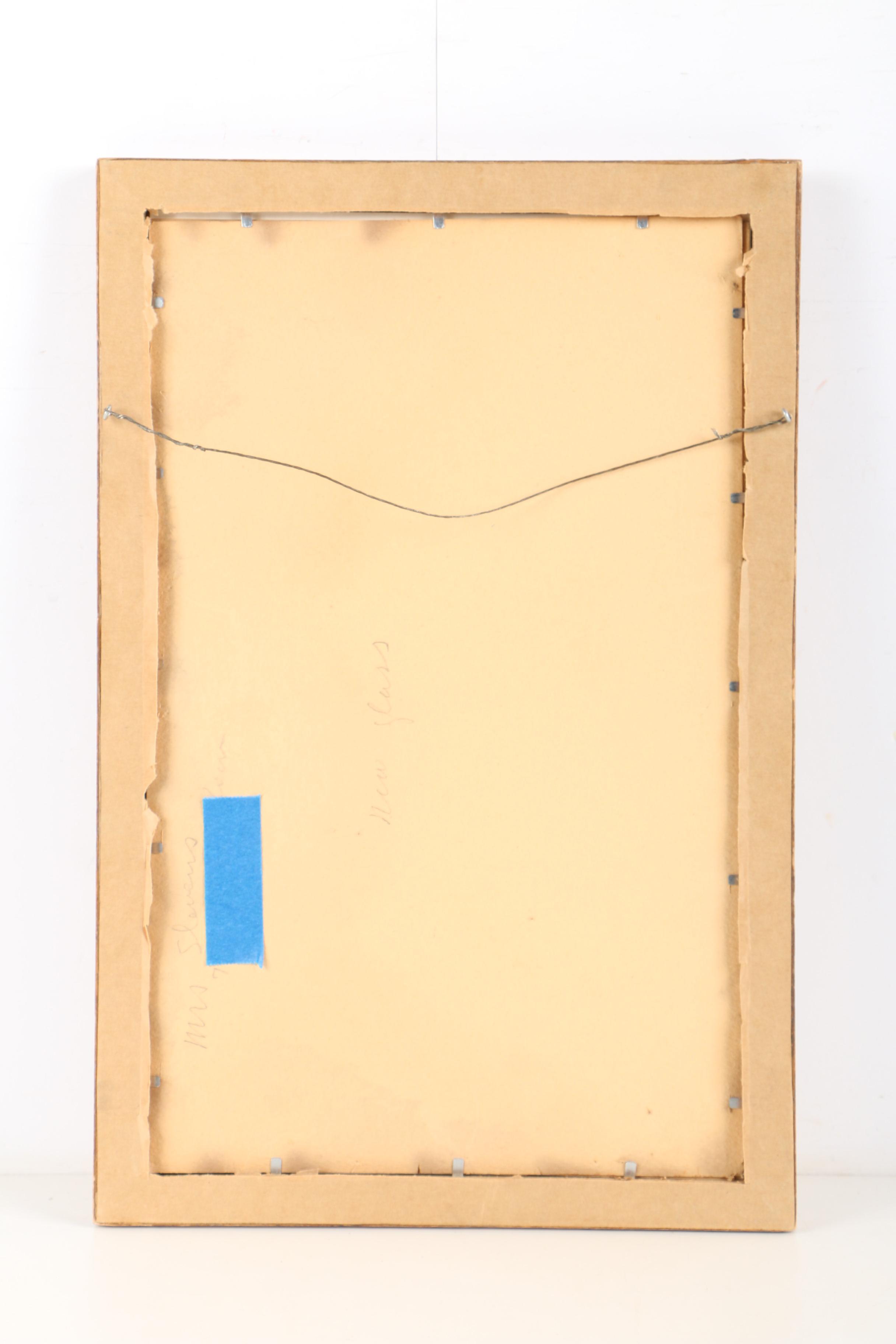 Color Lithograph on Paper After Frederic Remington "A Sioux Chief"