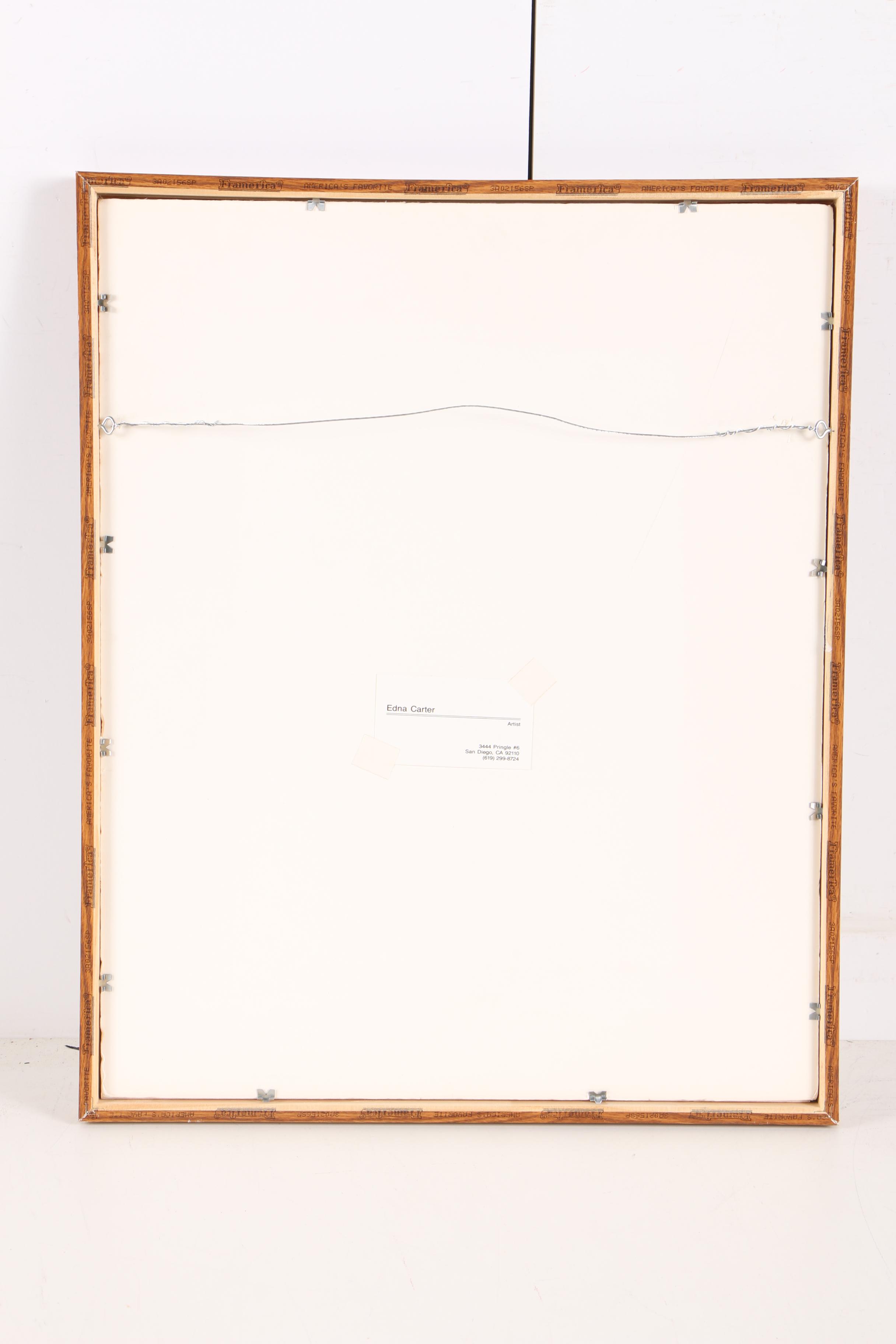 Edna Carter Gouache on Paper Bighorn Sheep