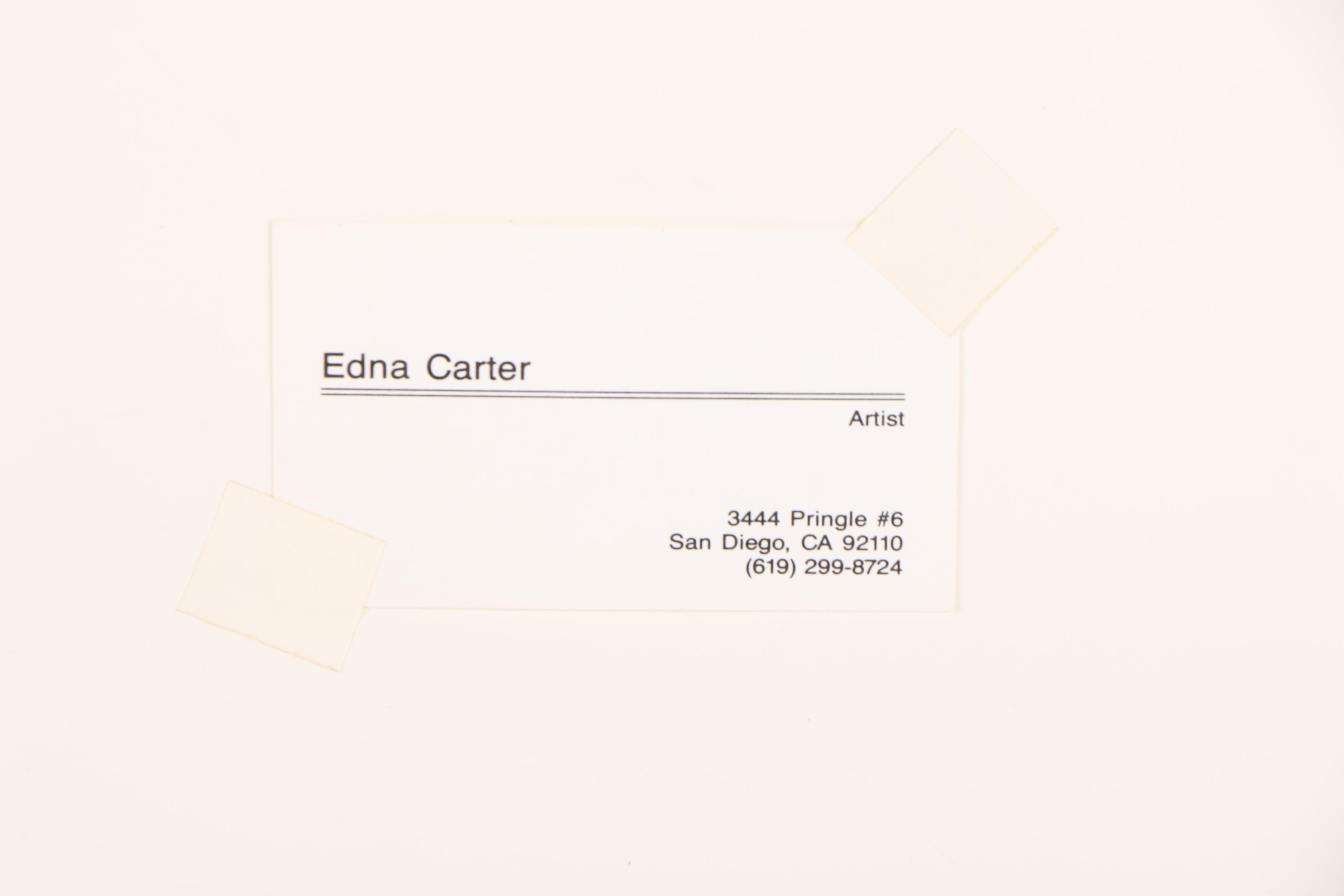 Edna Carter Gouache on Paper Bighorn Sheep