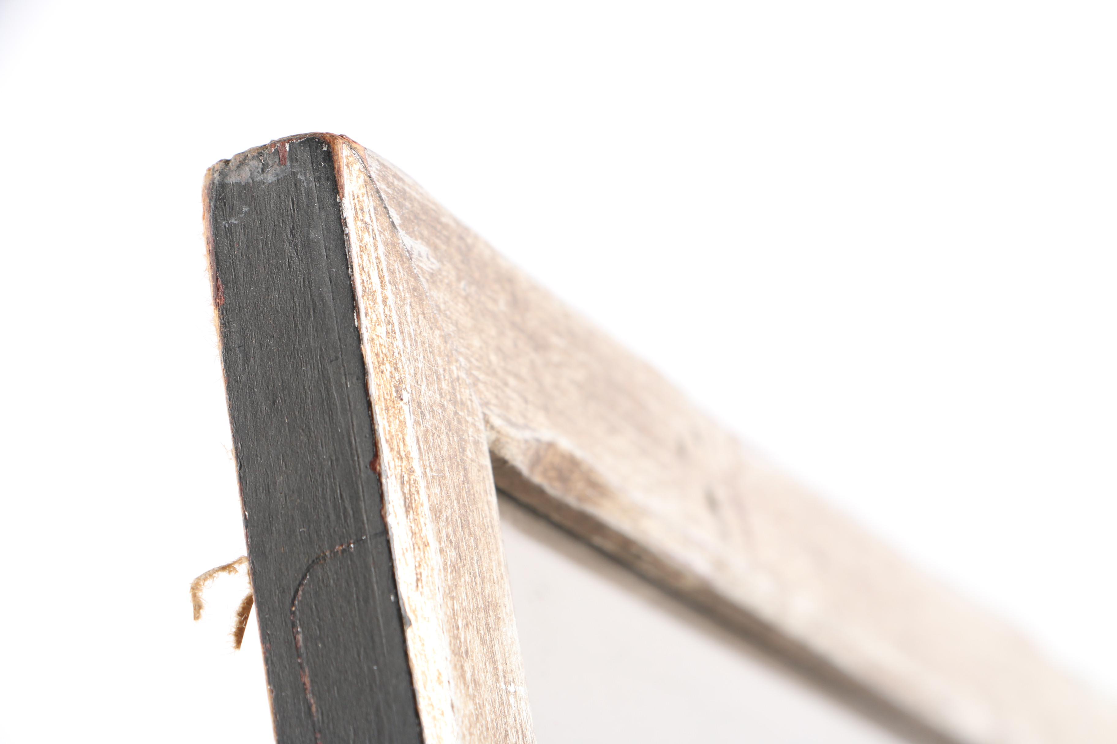 Gouache Painting on Paper of Street Corner