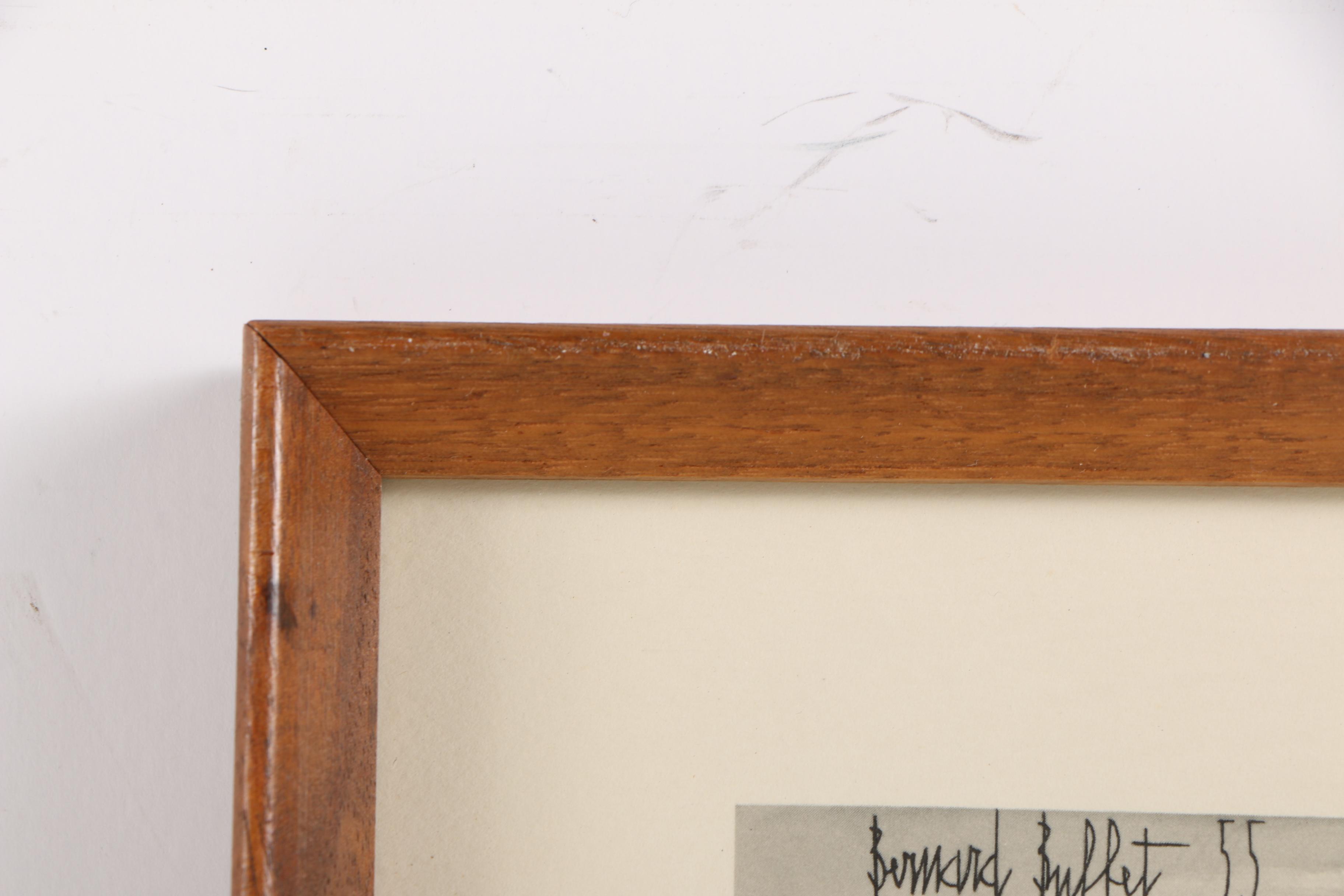 Offset Lithograph on Paper After Bernard Buffet "Bords de Marne"