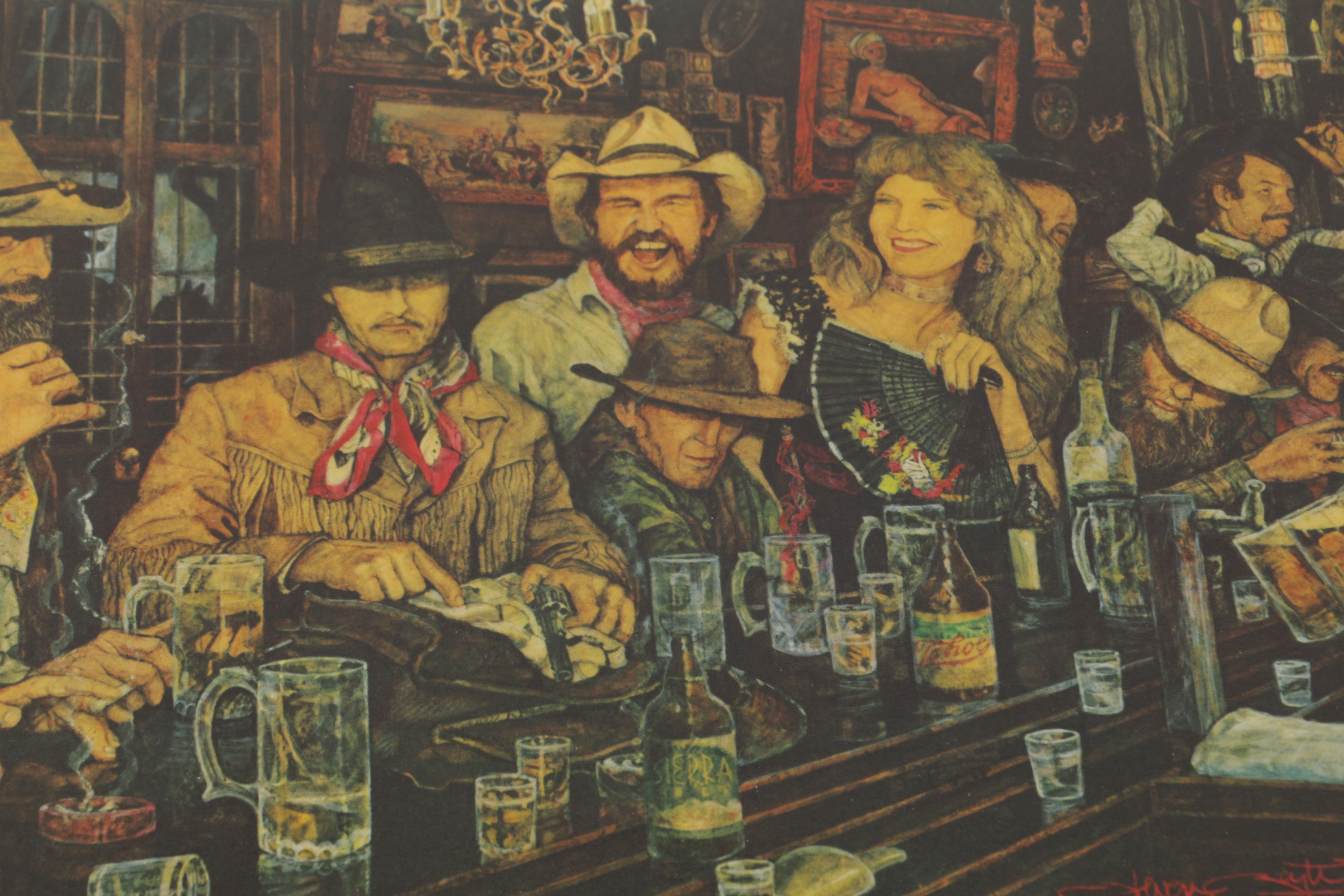 Steven Saylor Limited Edition Offset Lithographs Including "The Redeye Express"