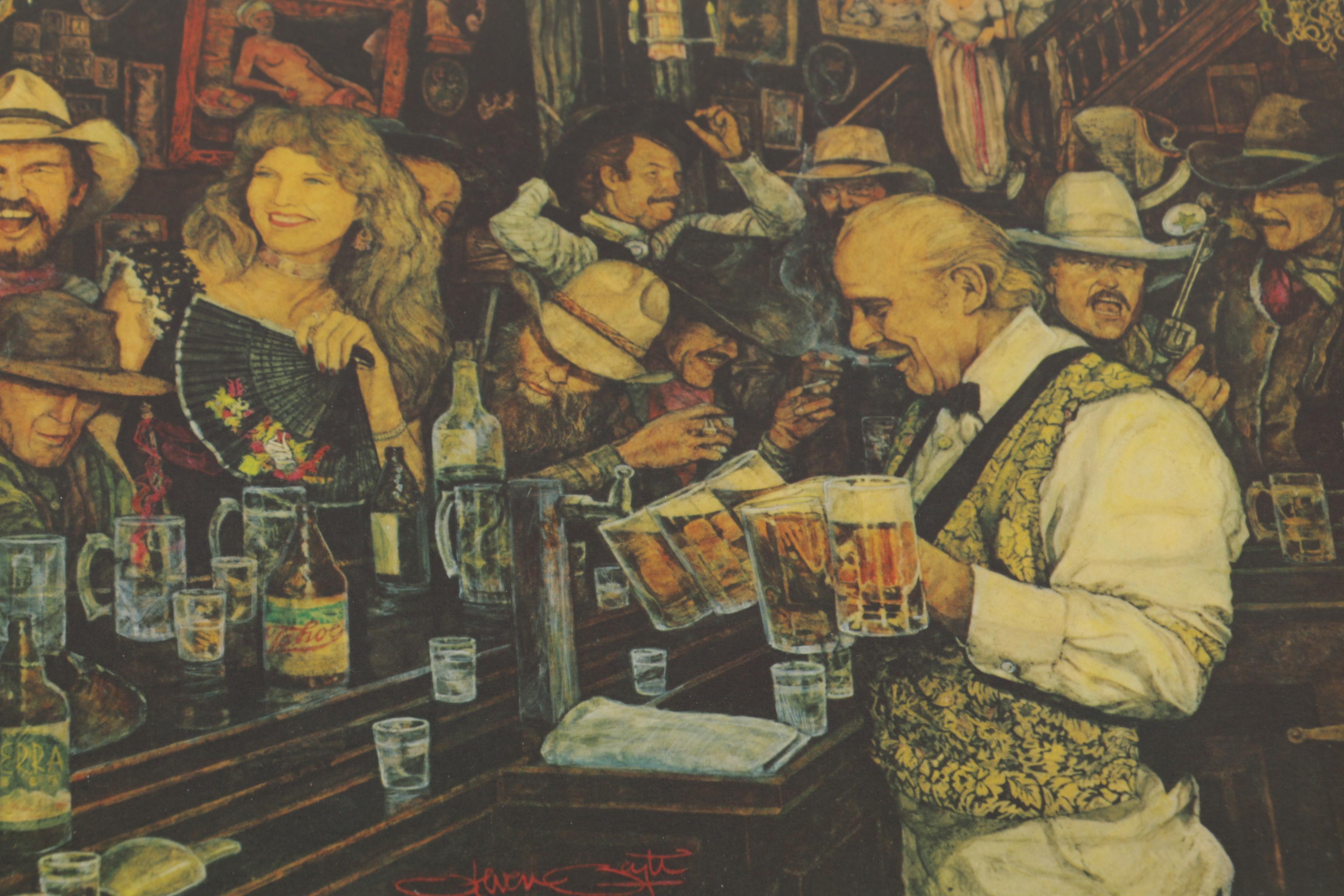 Steven Saylor Limited Edition Offset Lithographs Including "The Redeye Express"