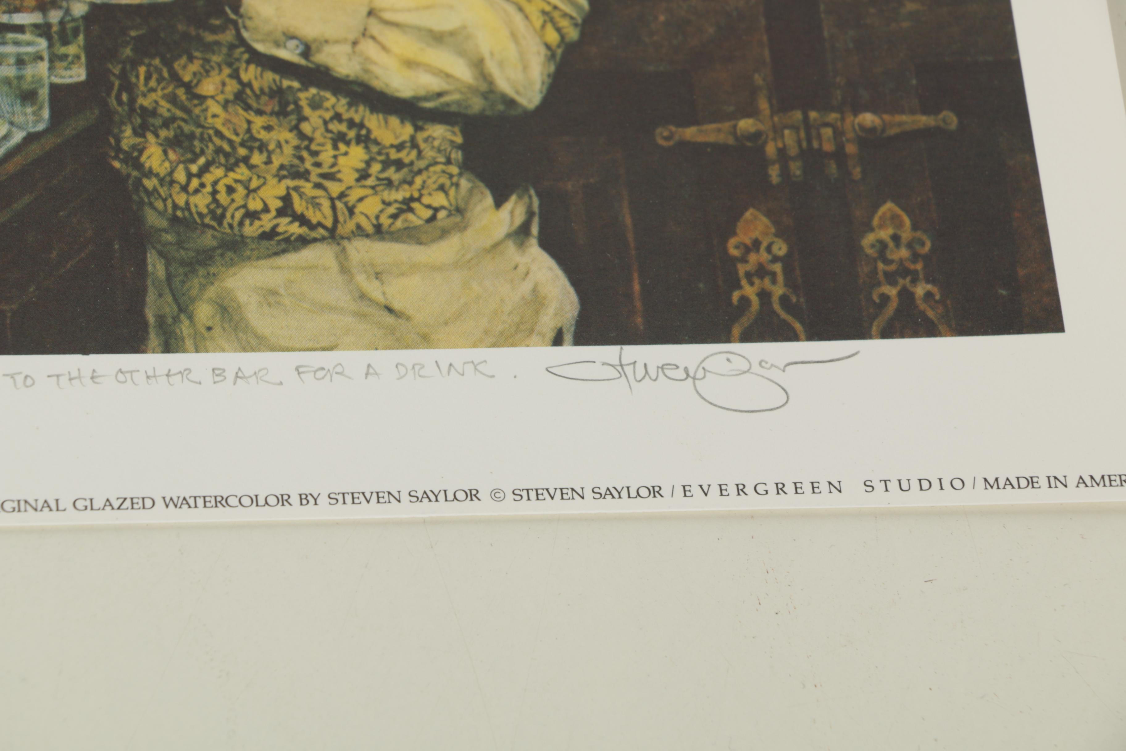 Steven Saylor Limited Edition Offset Lithographs Including "The Redeye Express"