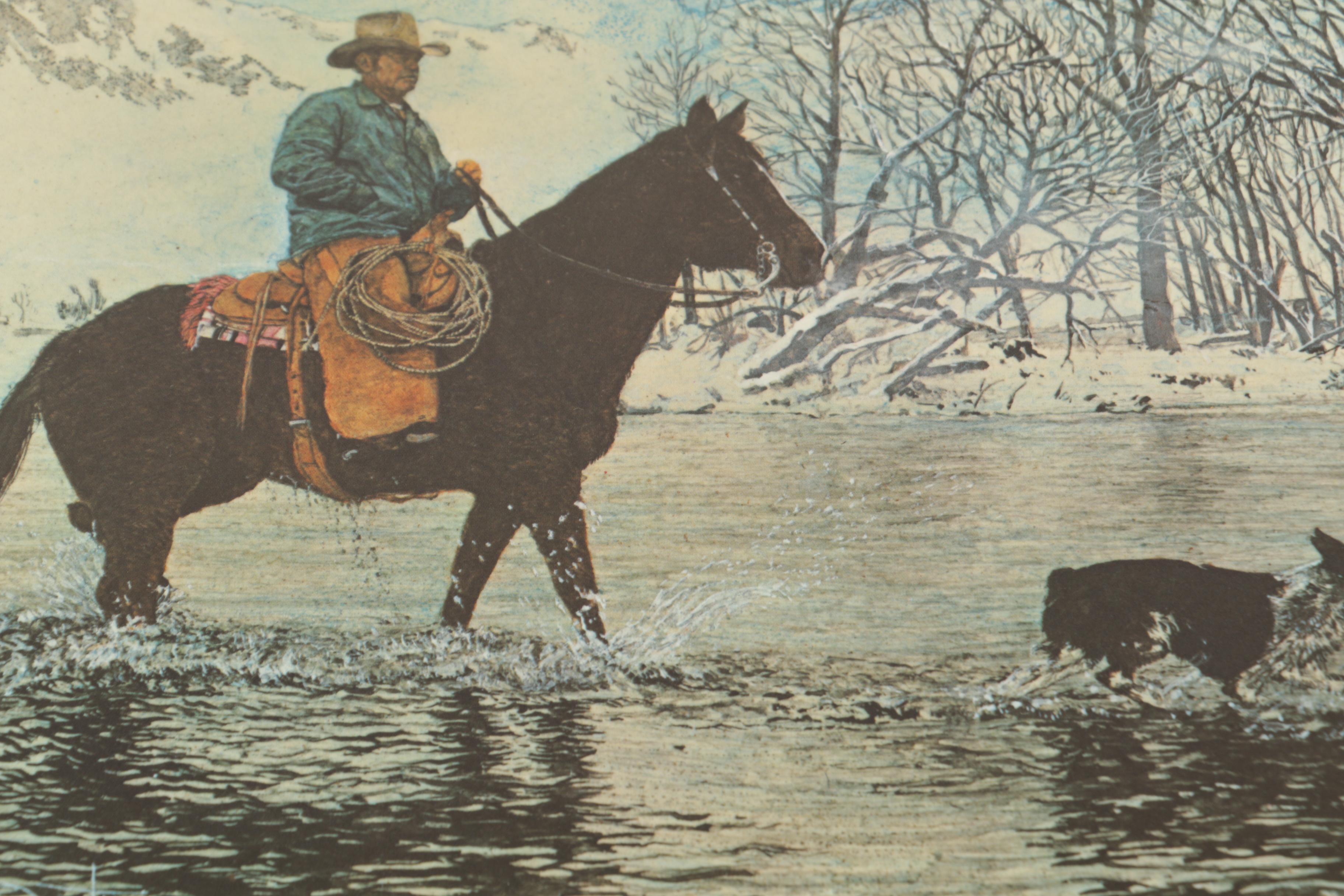 Steven Saylor Limited Edition Offset Lithographs Including "The Redeye Express"