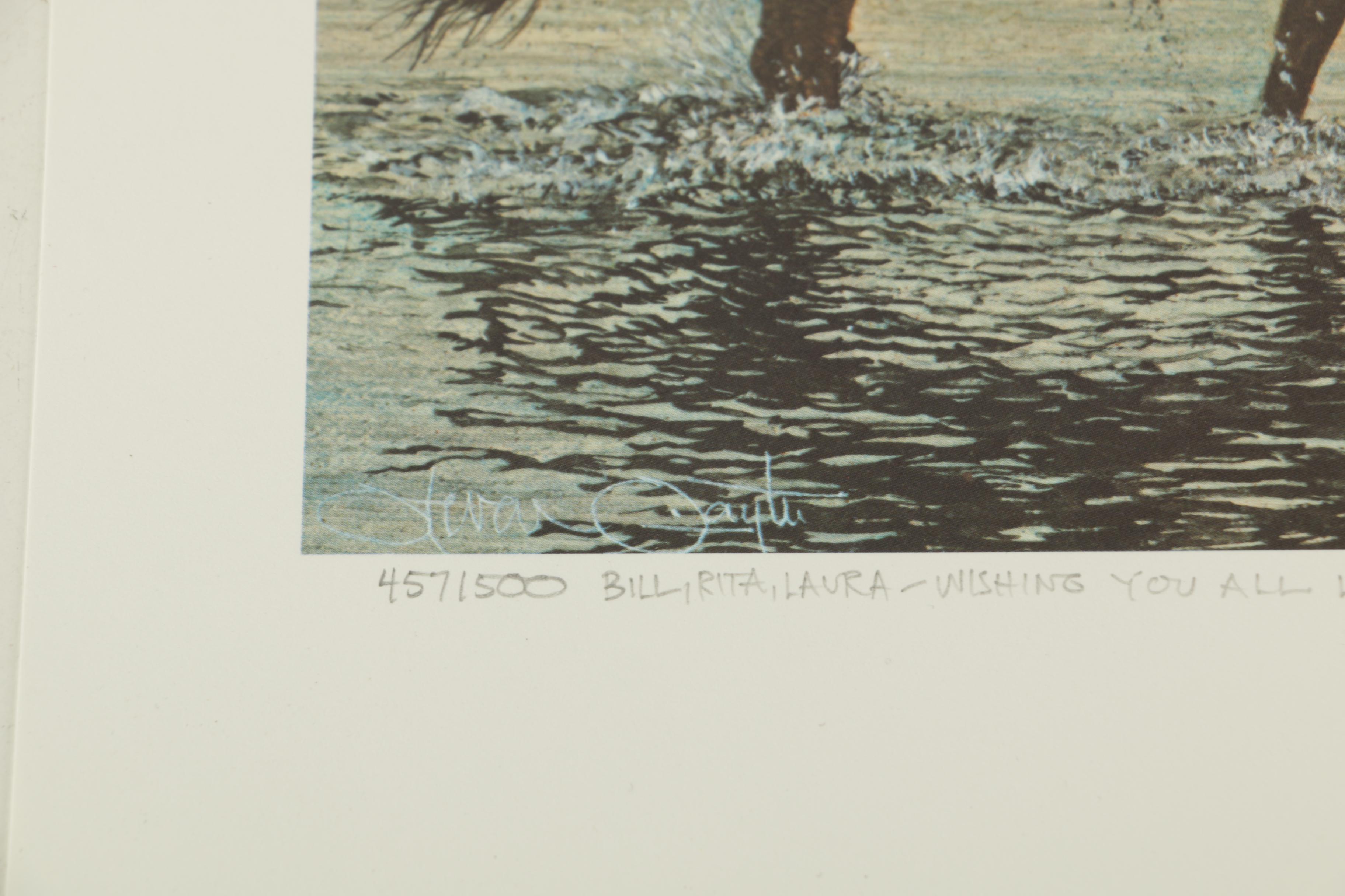 Steven Saylor Limited Edition Offset Lithographs Including "The Redeye Express"