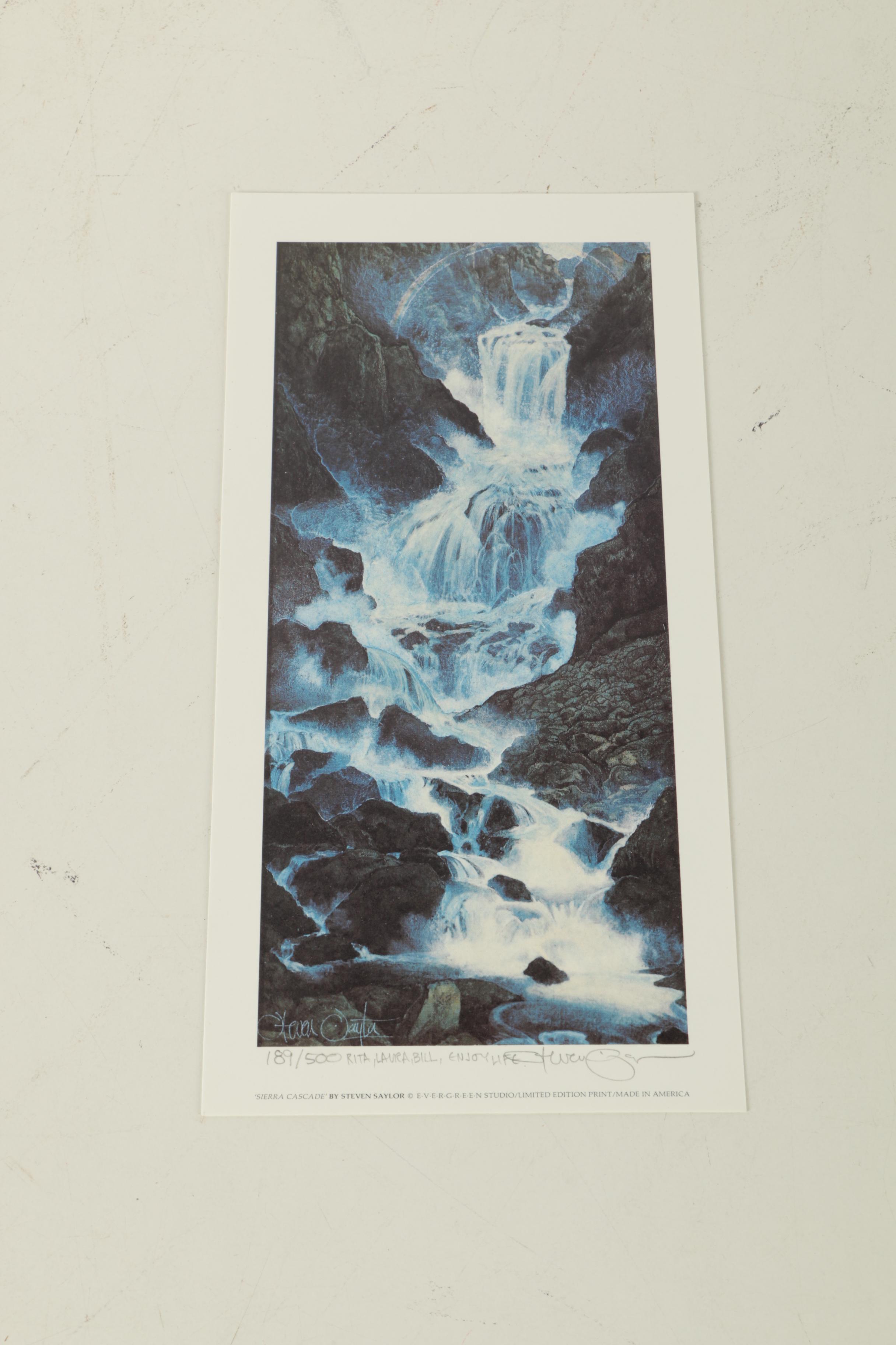 Steven Saylor Limited Edition Offset Lithographs Including "The Redeye Express"