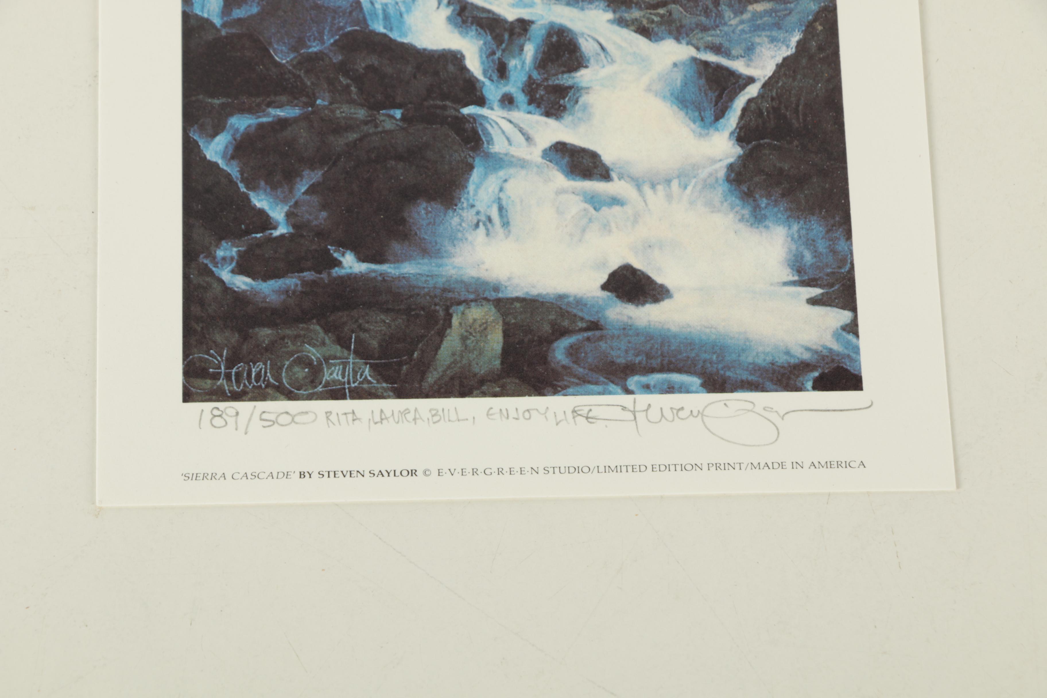 Steven Saylor Limited Edition Offset Lithographs Including "The Redeye Express"