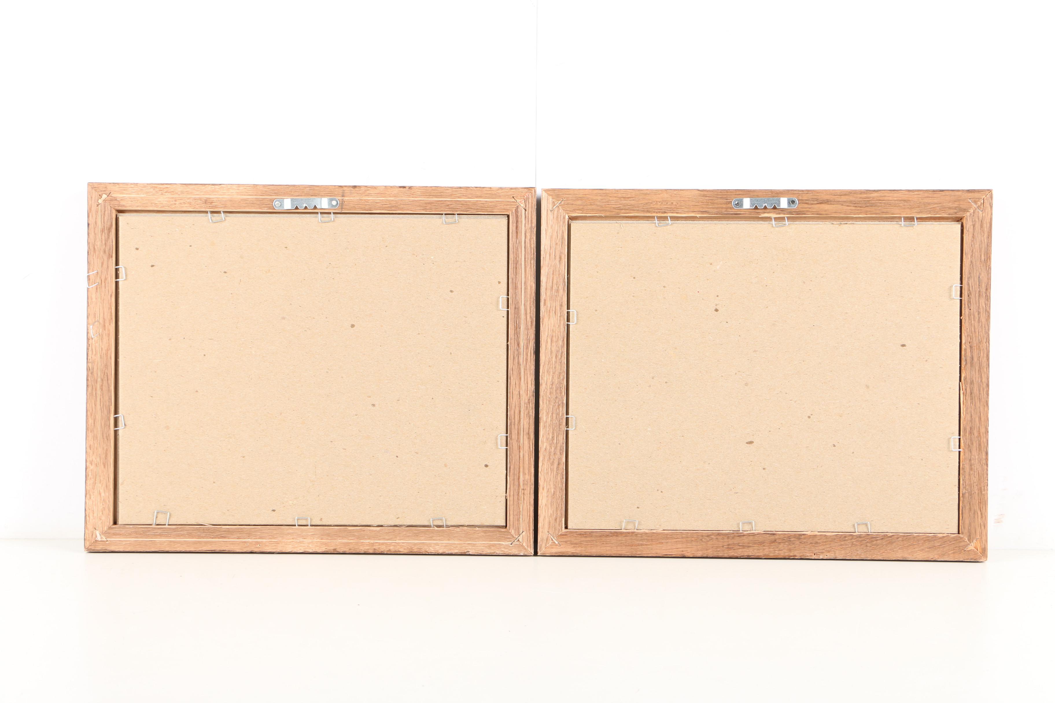 Pair of Offset Lithographs on Paper After Holarz