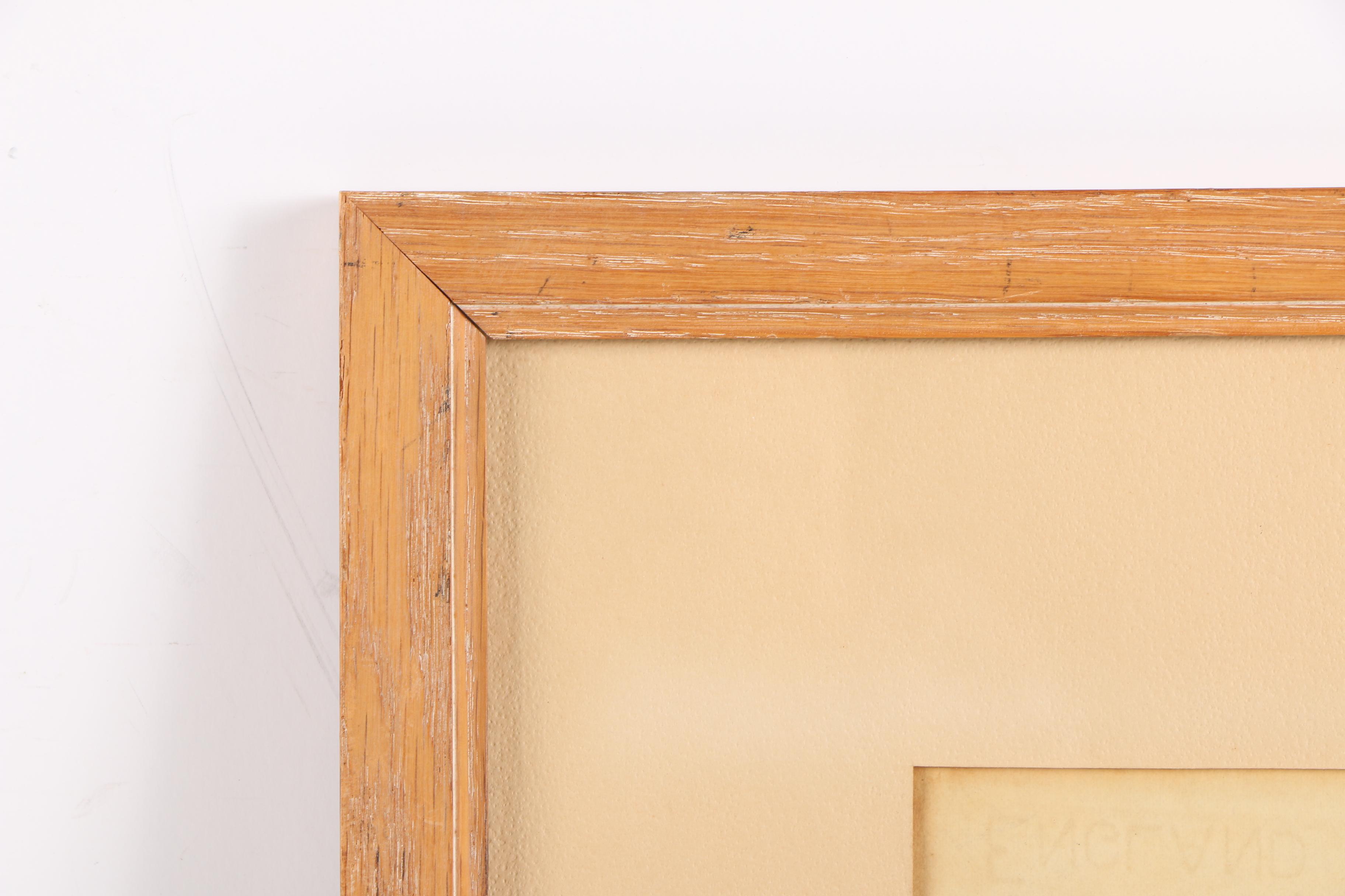 Than Sein Watercolor Painting on Paper of Central American Style Figure