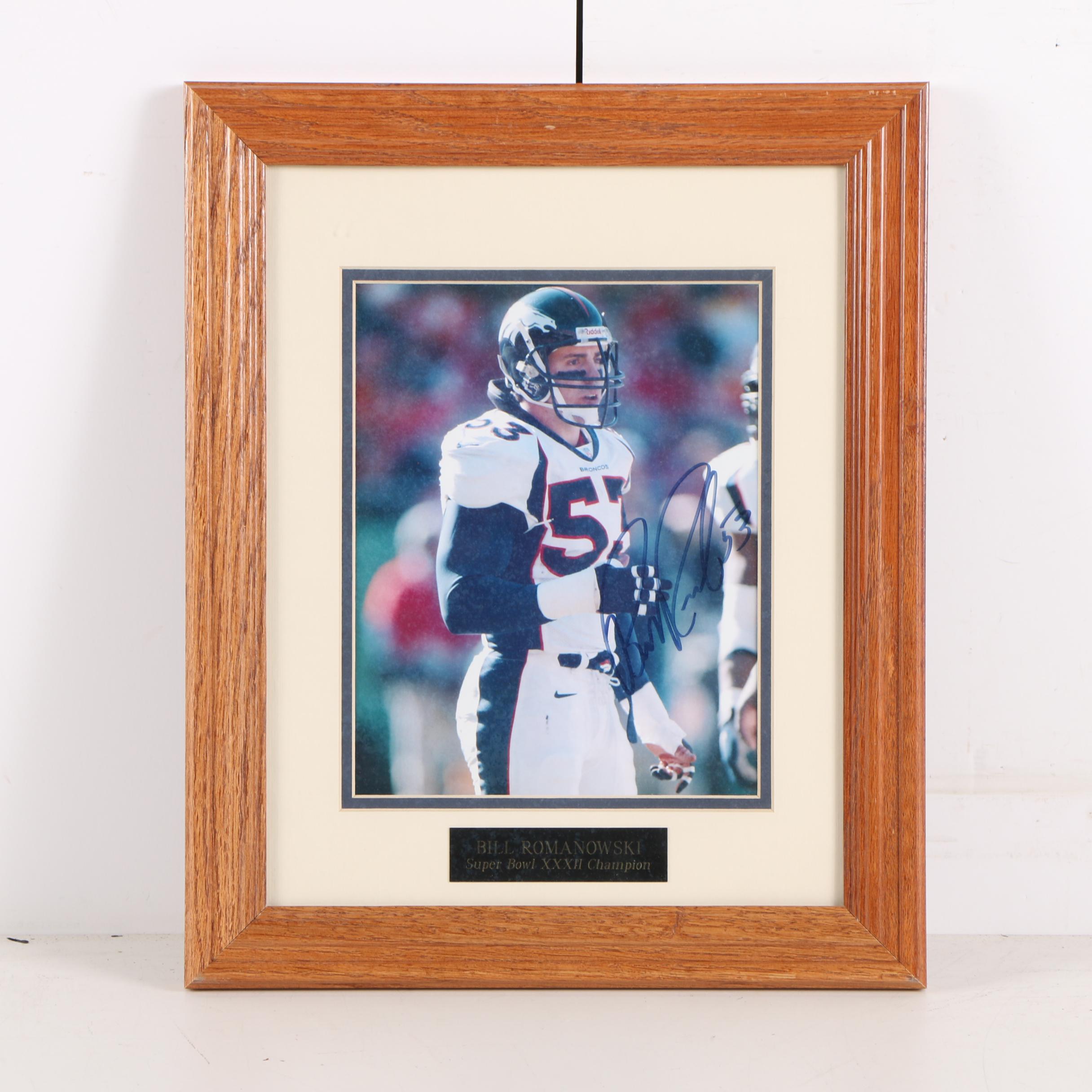 Bill Romanowski Autographed Photograph