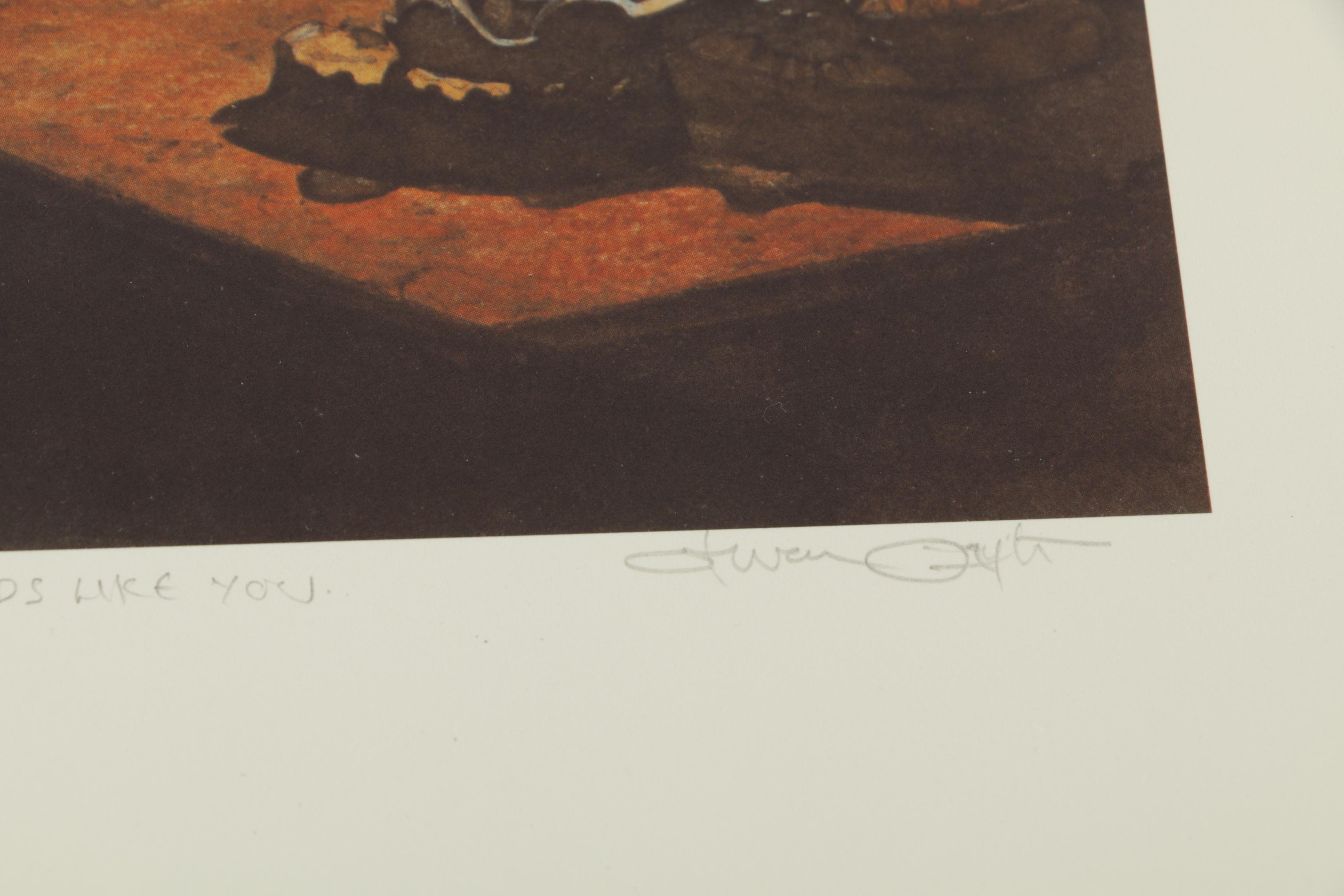 Steven Saylor Limited Edition Offset Lithographs Including "Bar Talk"