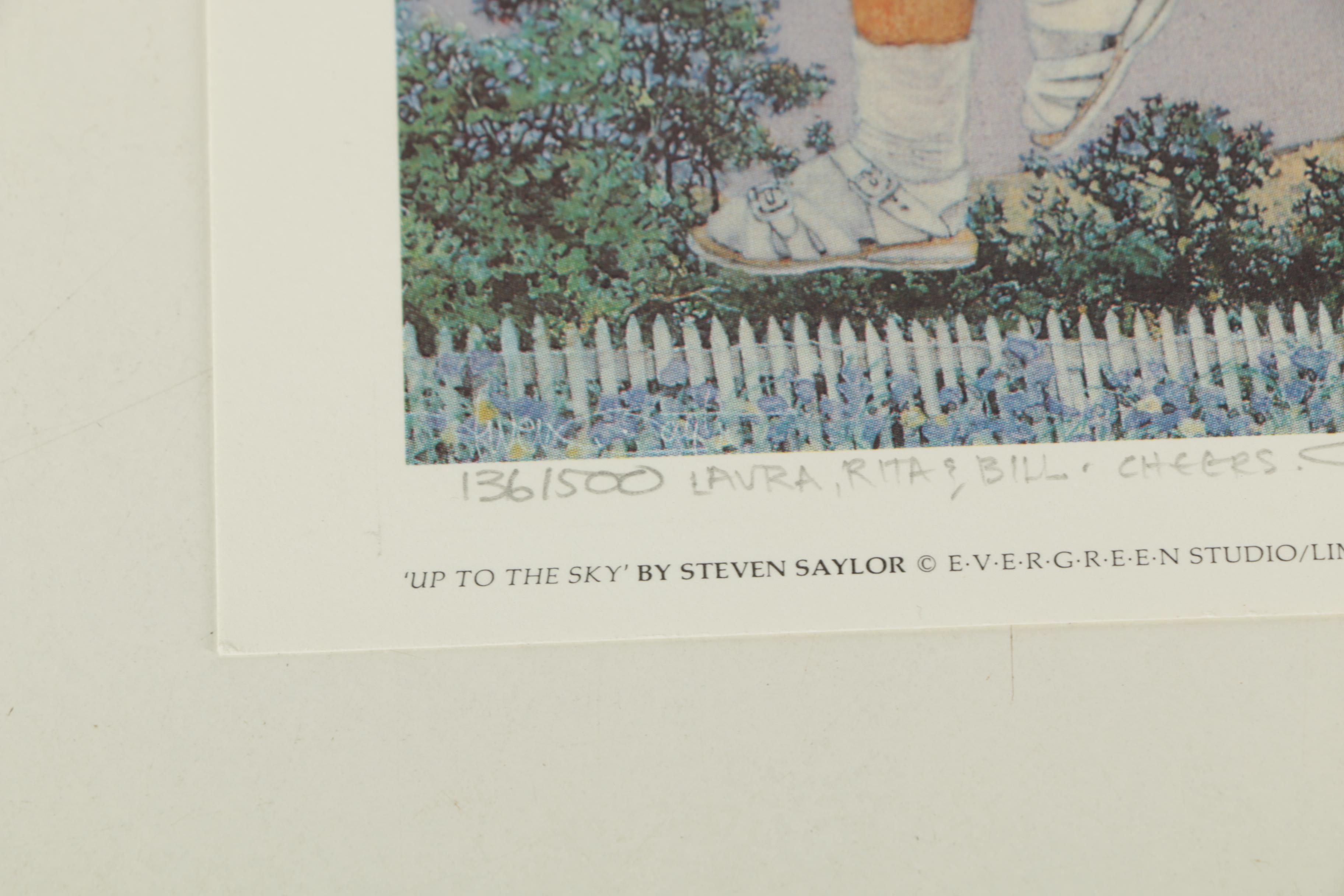 Steven Saylor Limited Edition Offset Lithographs Including "Bar Talk"