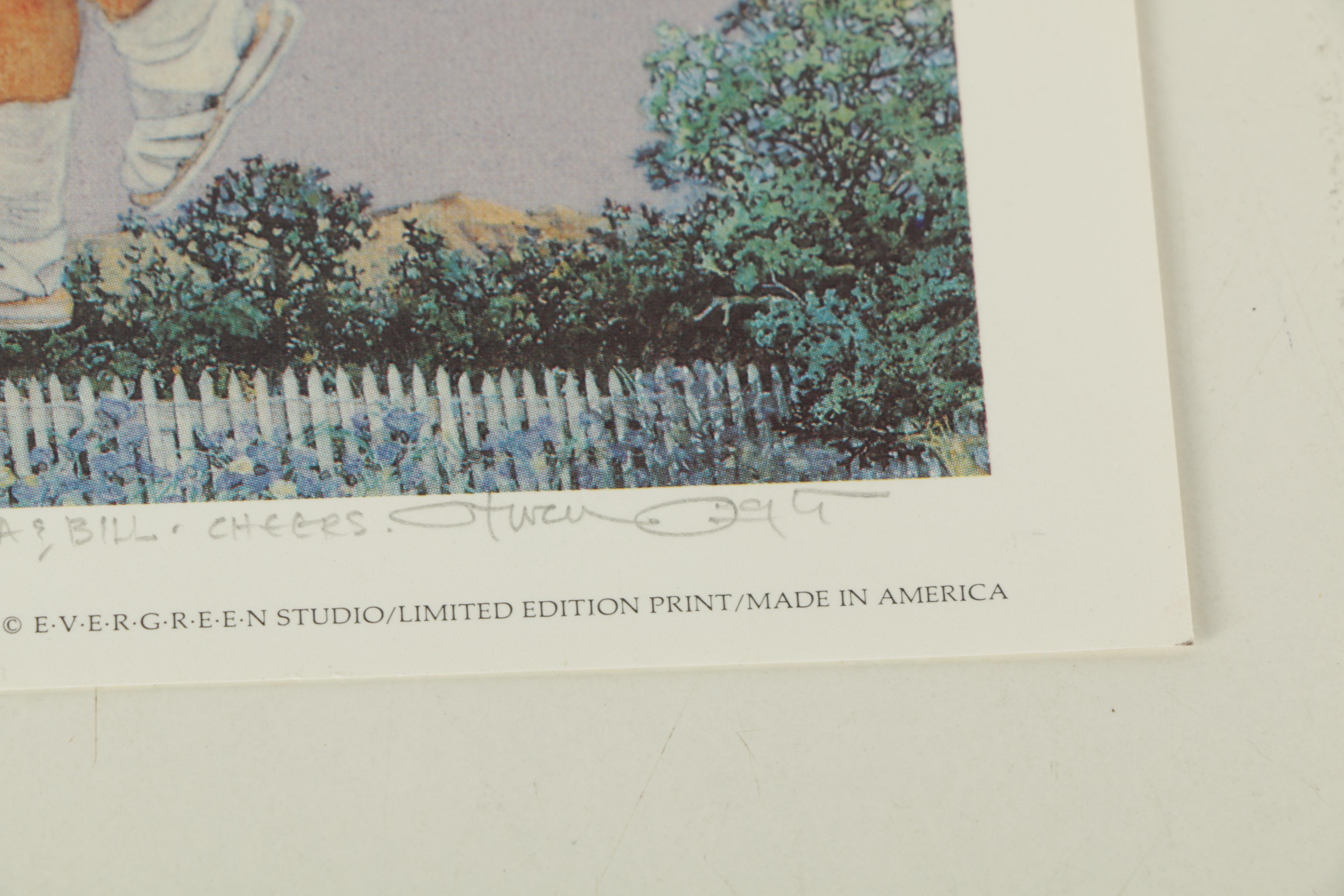 Steven Saylor Limited Edition Offset Lithographs Including "Bar Talk"