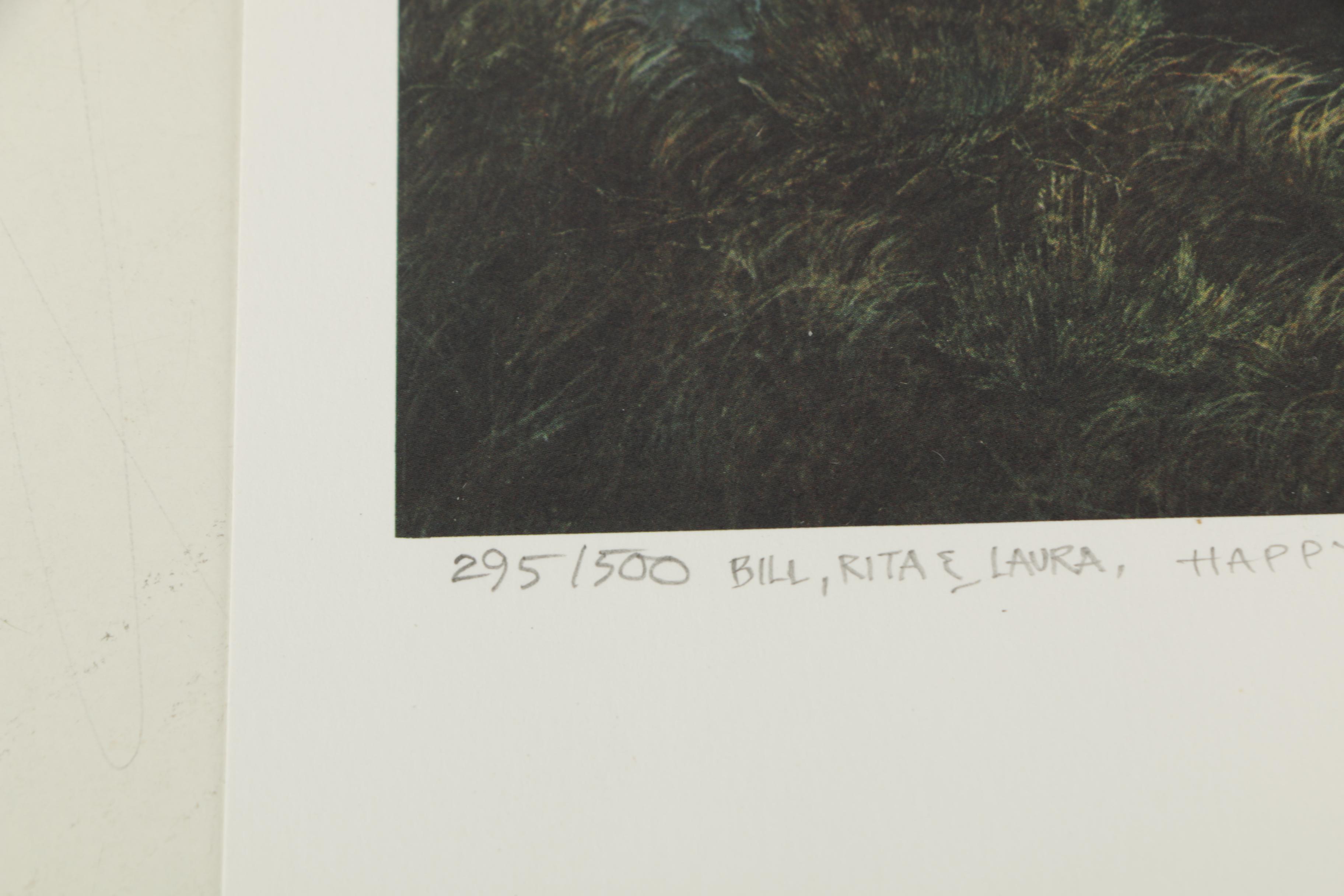 Steven Saylor Limited Edition Offset Lithographs Including "Bar Talk"