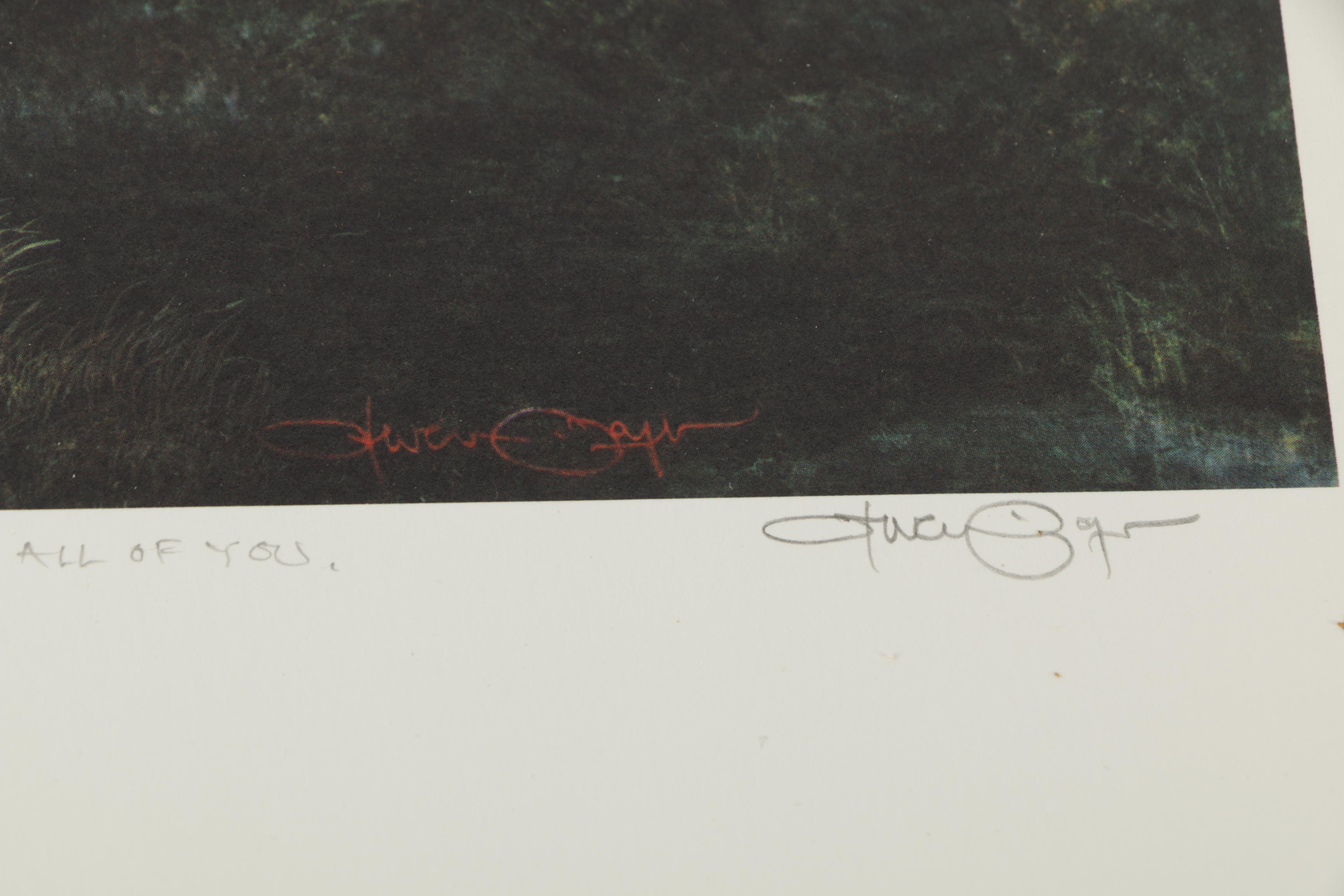 Steven Saylor Limited Edition Offset Lithographs Including "Bar Talk"