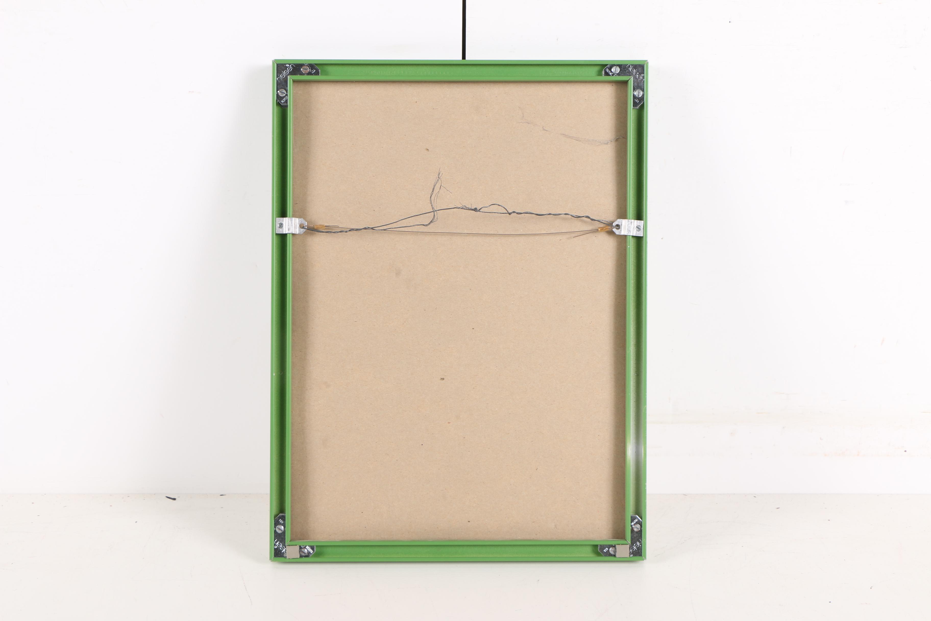 Serigraph on Paper After George Klassen of a Girl in Red and Green