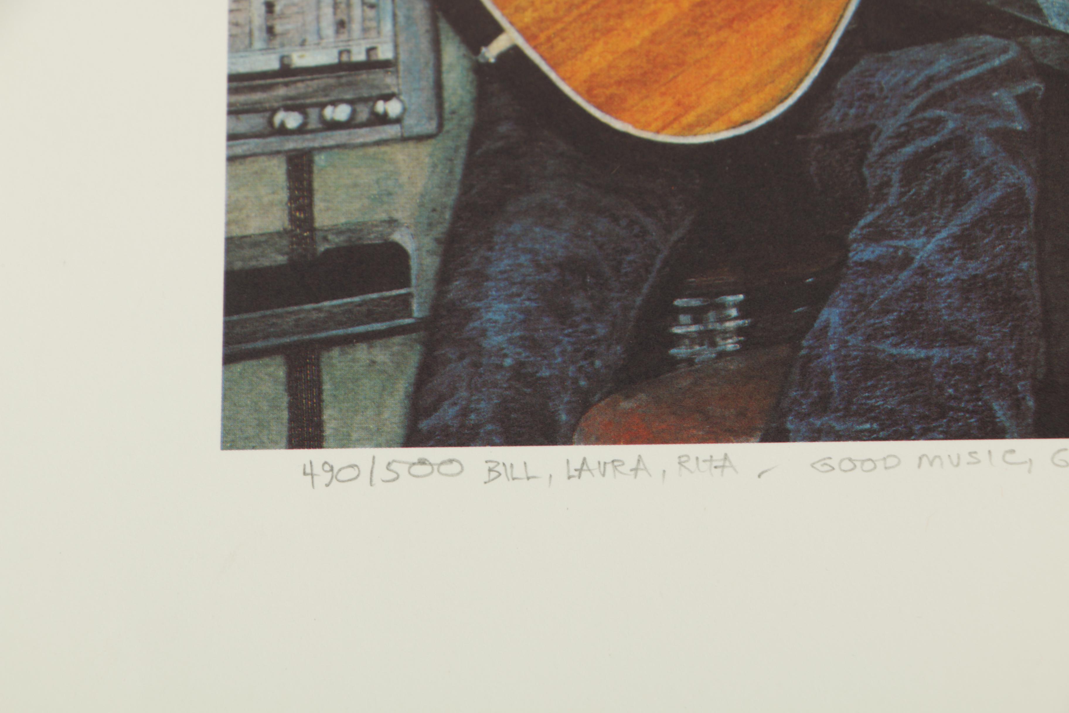 Steven Saylor Limited Edition Offset Lithographs Including "Beans and Whiskey"