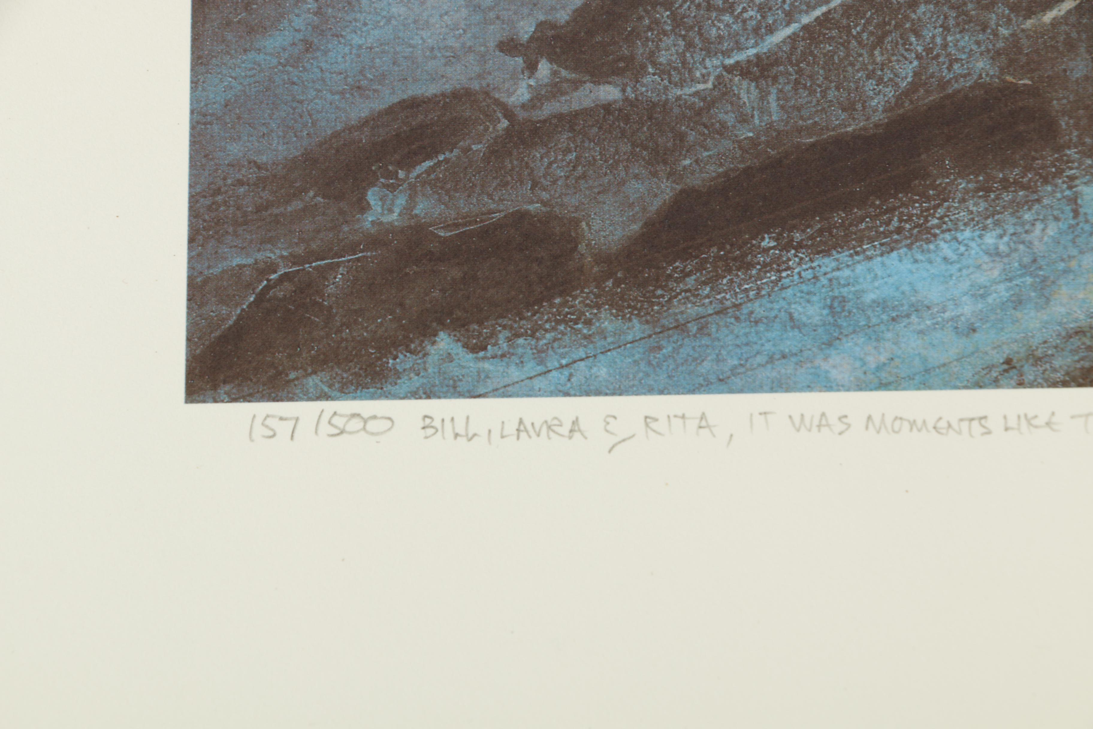 Steven Saylor Limited Edition Offset Lithographs Including "Beans and Whiskey"