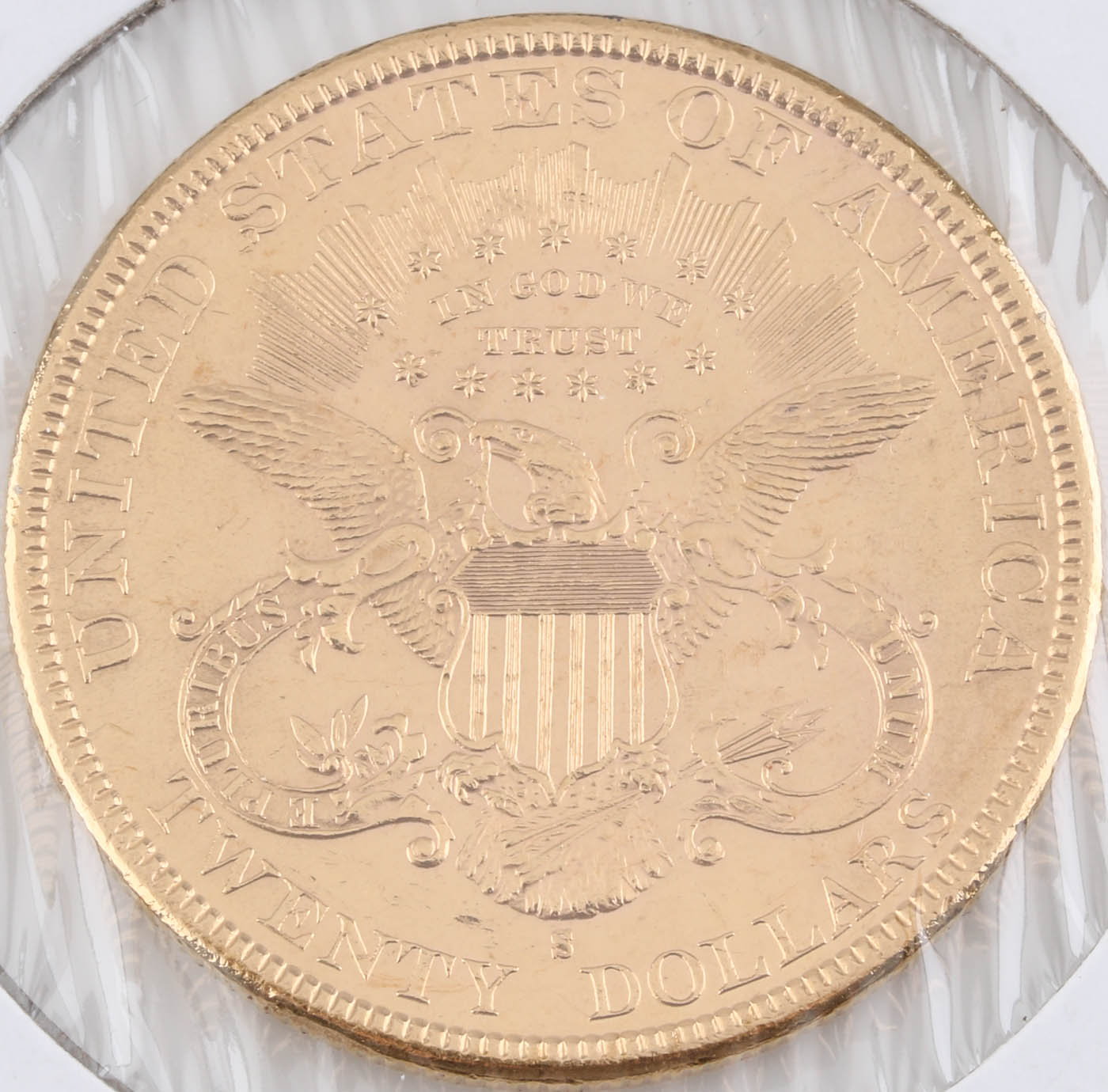 1885-S Liberty Head $20 Gold Coin