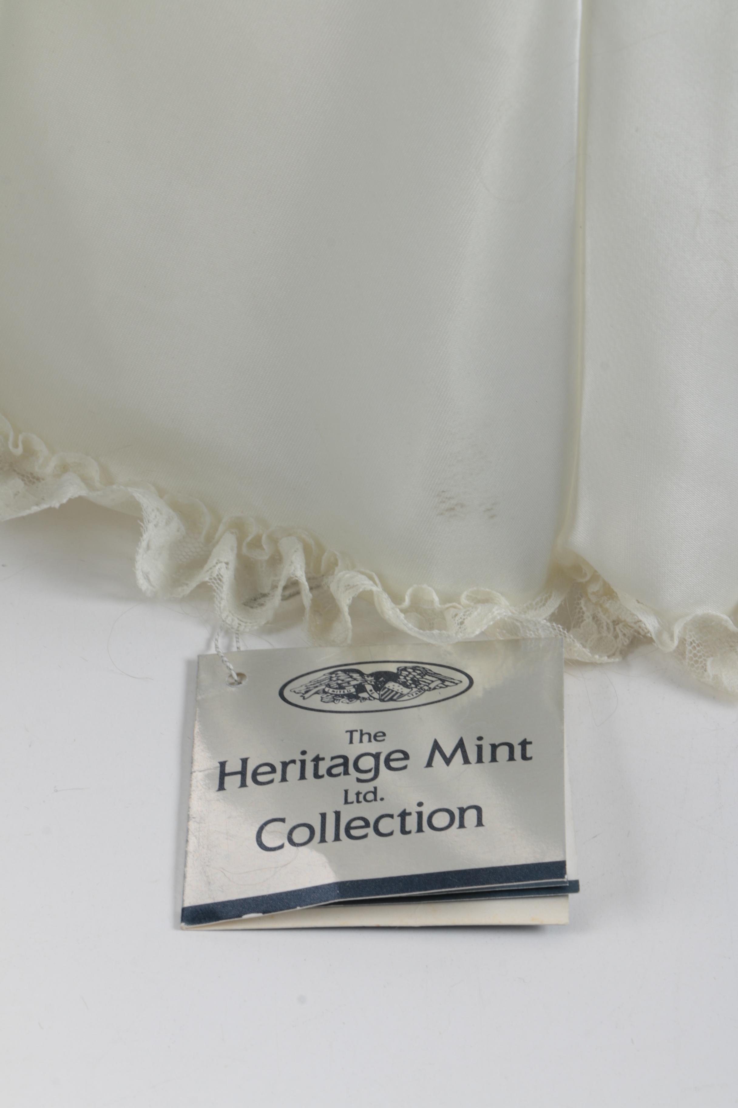 C. 1940s Imperial Composition Baby Doll with Vintage Porcelain Dolls