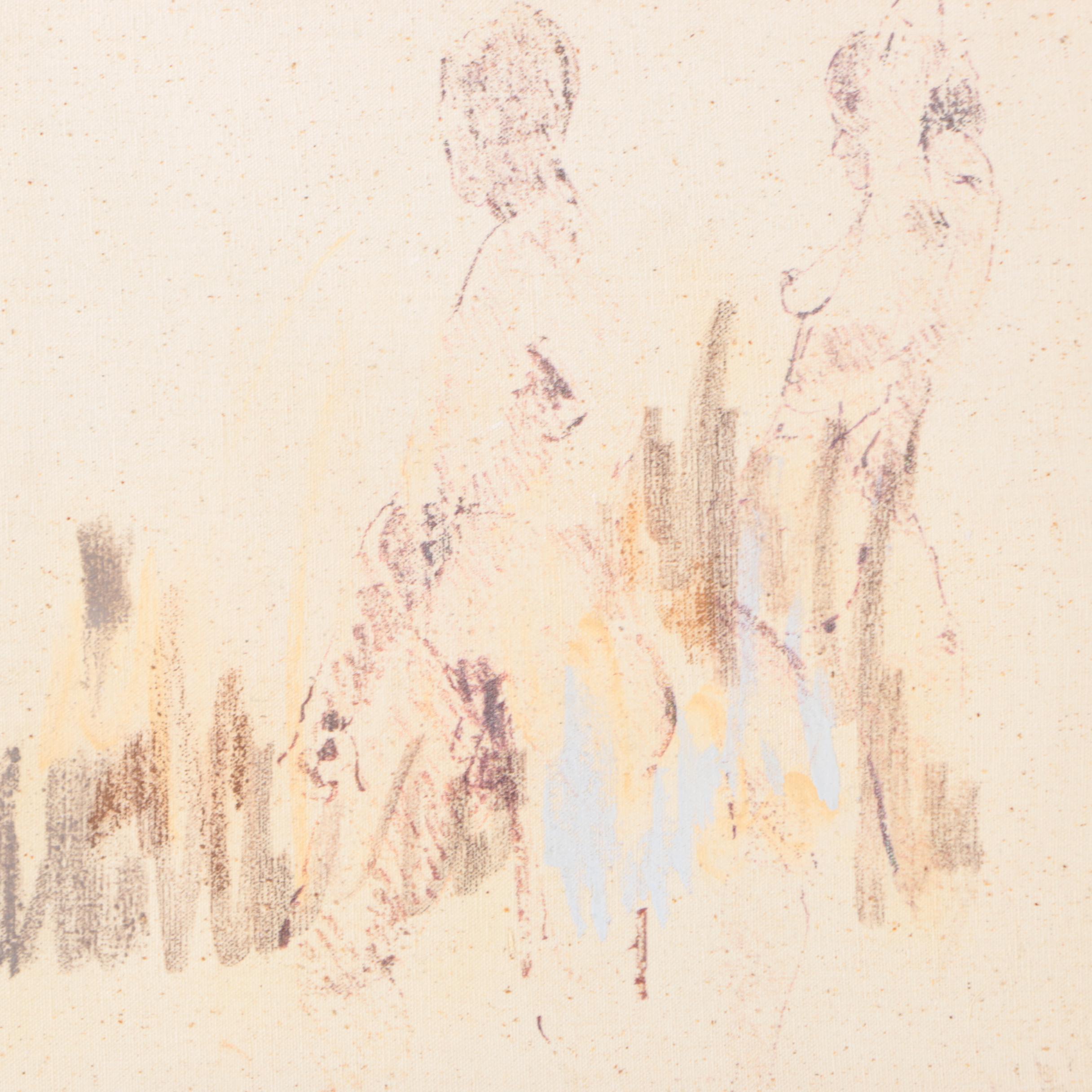 Lee Milmon Nine-Piece Acrylic Painting