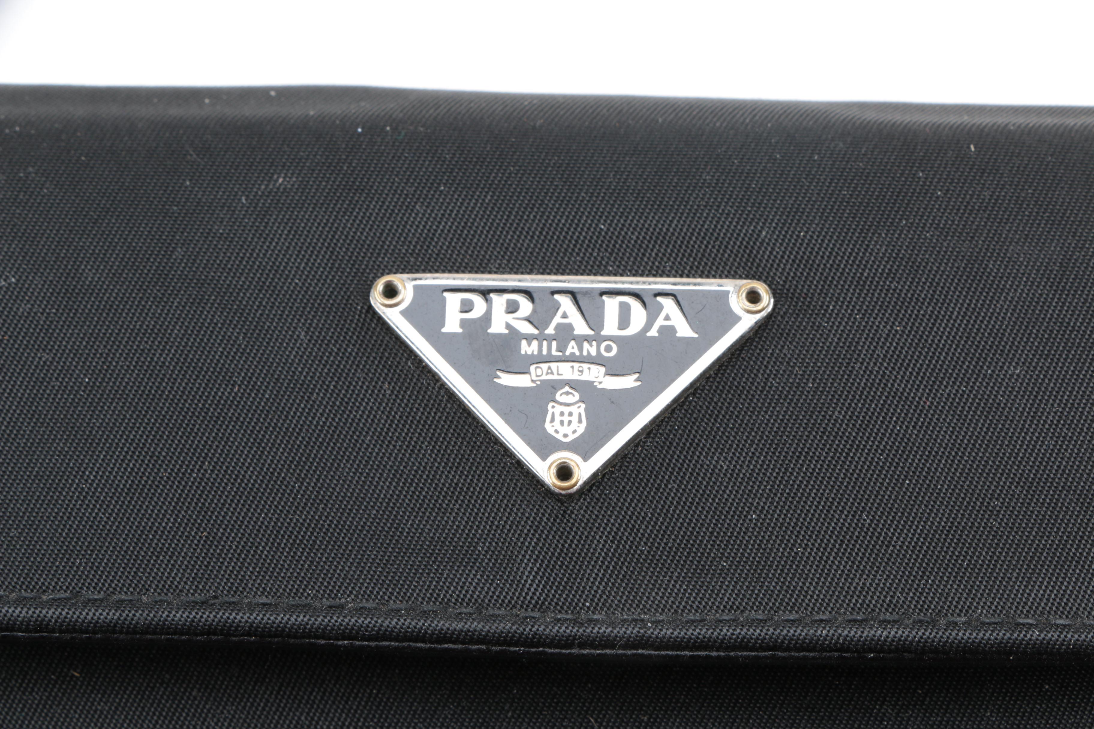 Prada Black Nylon Wallet