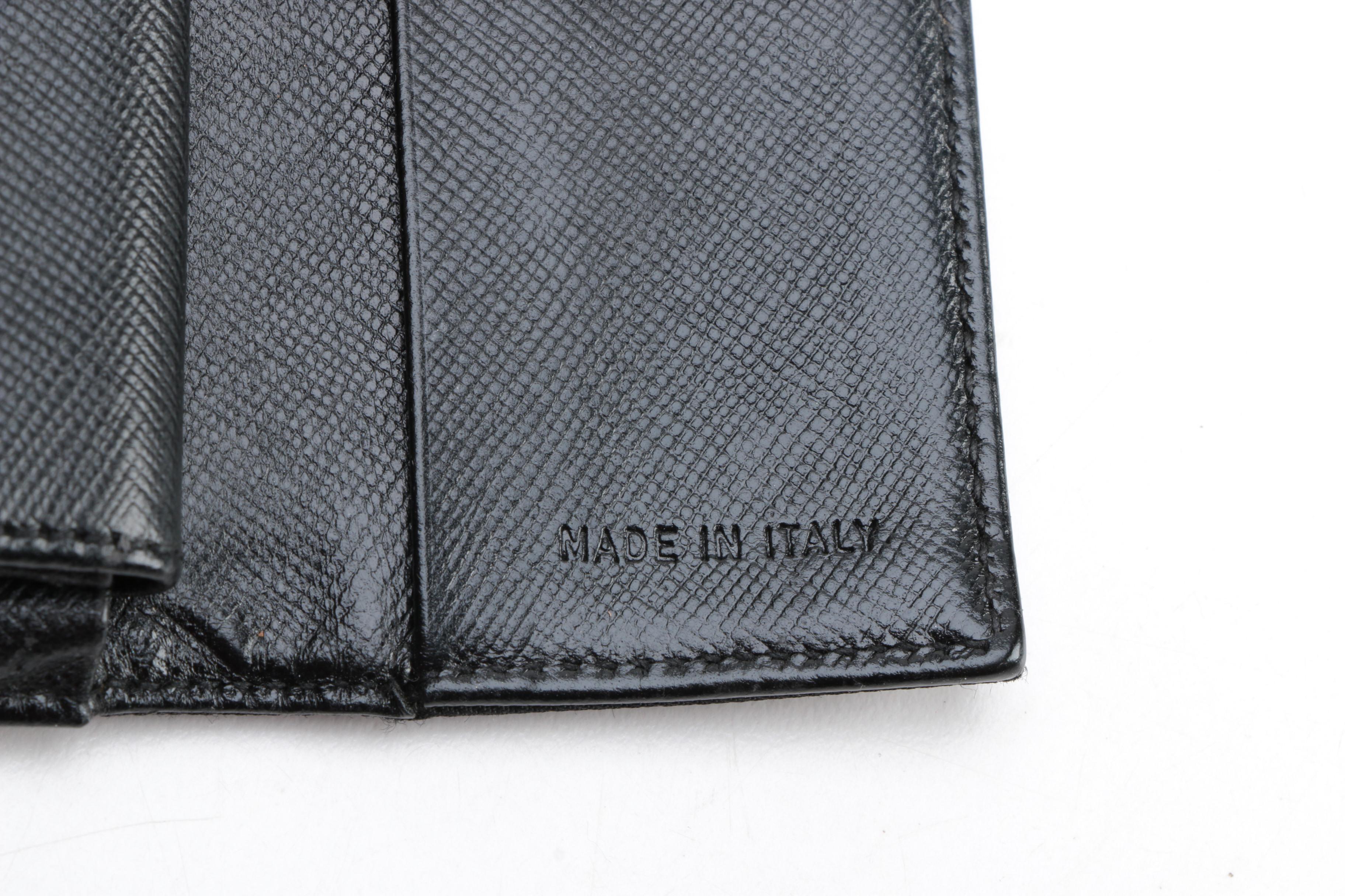 Prada Black Nylon Wallet