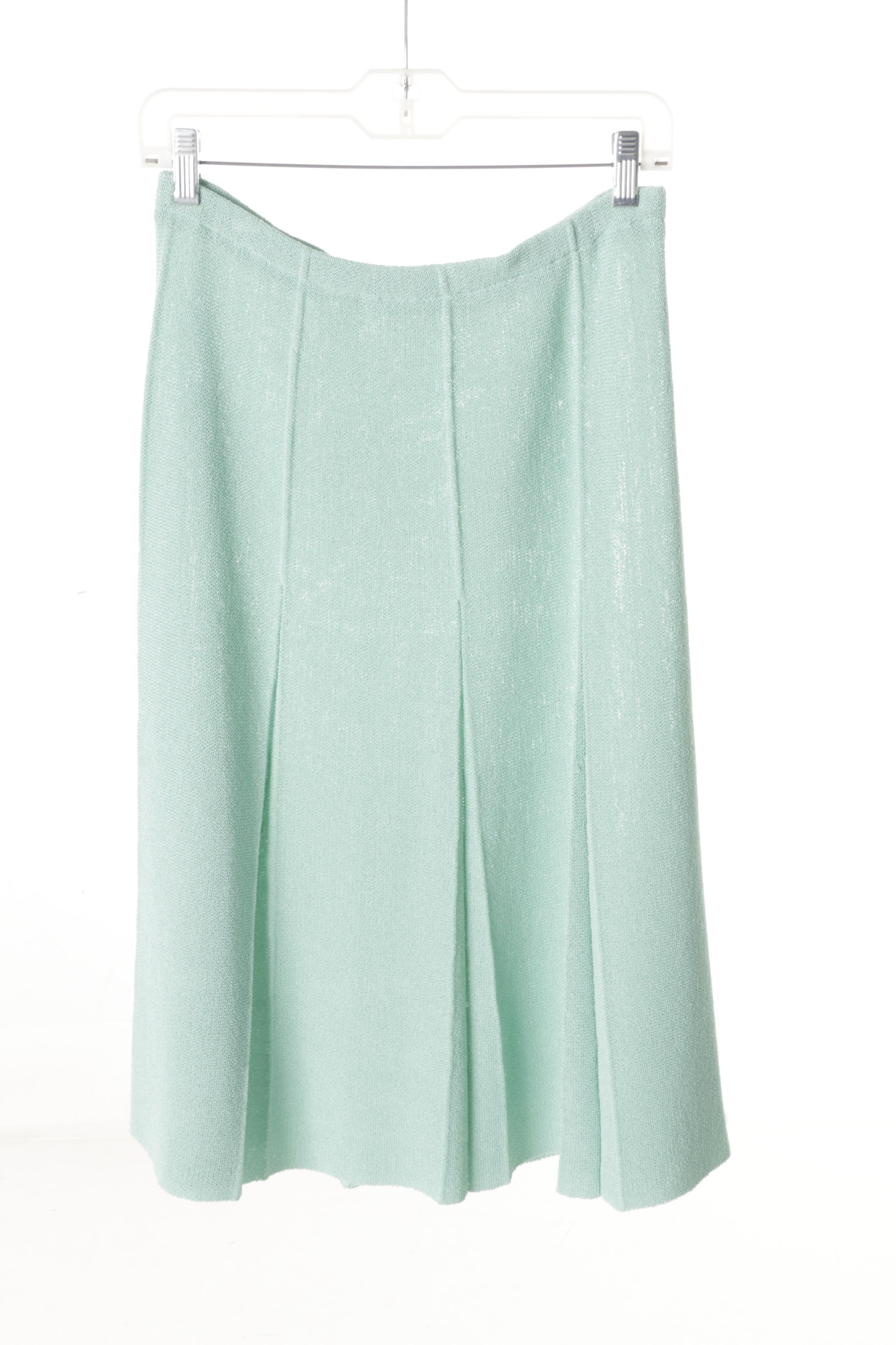 Women's Vintage Castleberry Knit Skirt Suits