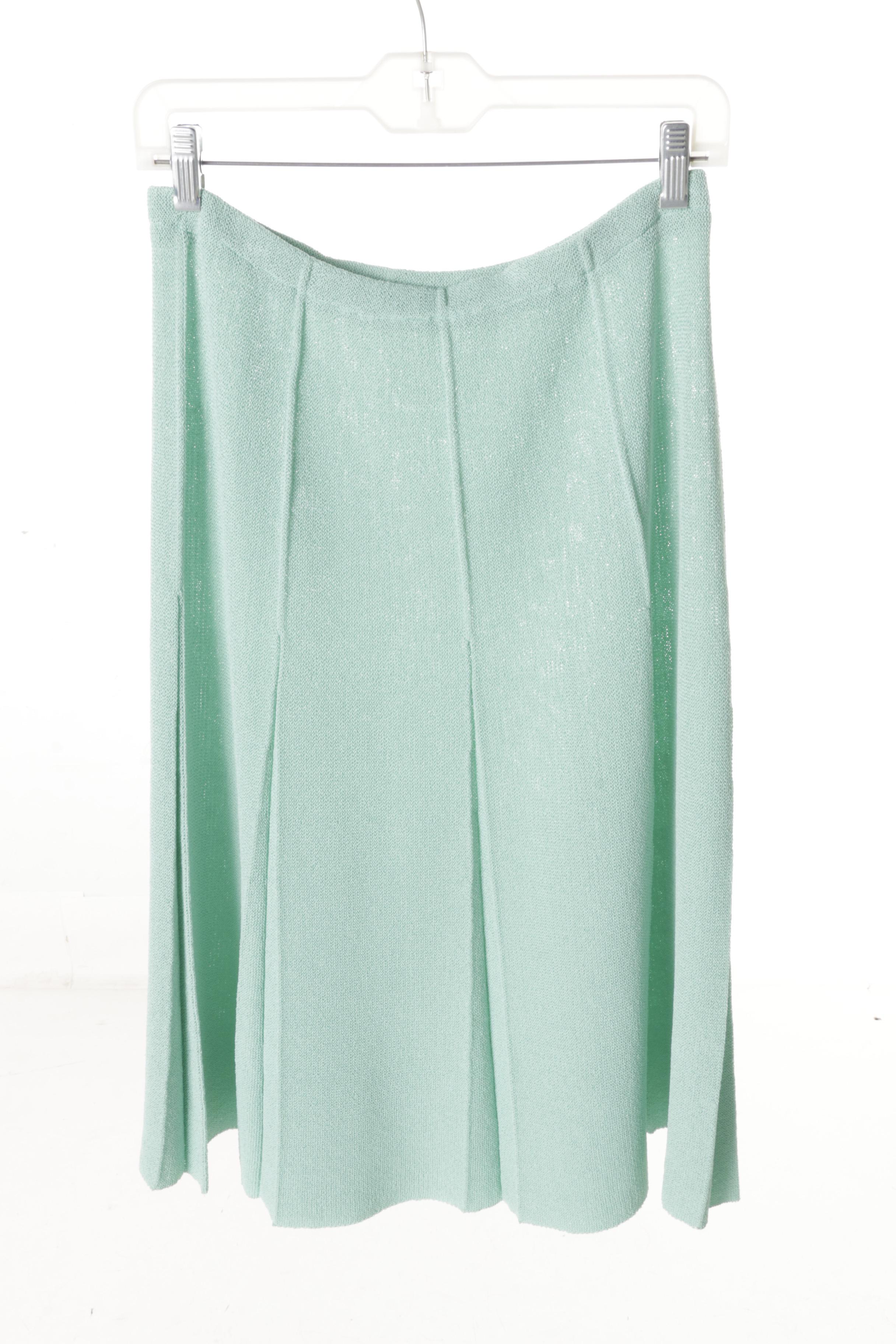 Women's Vintage Castleberry Knit Skirt Suits