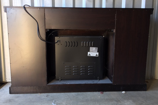 Electric Fireplace Wooden Cabinet