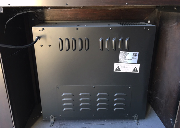 Electric Fireplace Wooden Cabinet