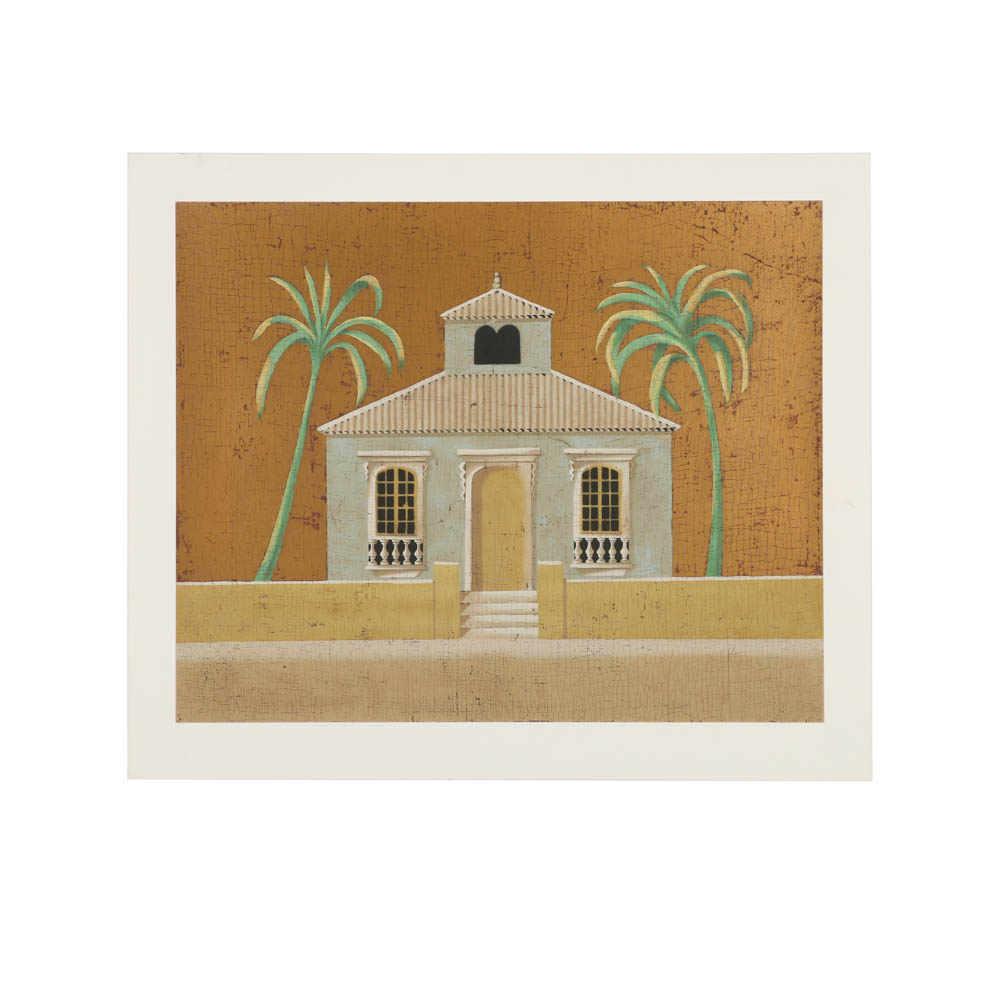 Jacques Lamy Artist's Proof Serigraph on Paper of House