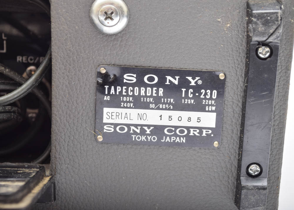 Vintage Sony Reel-to-Reel Stereo Center 230