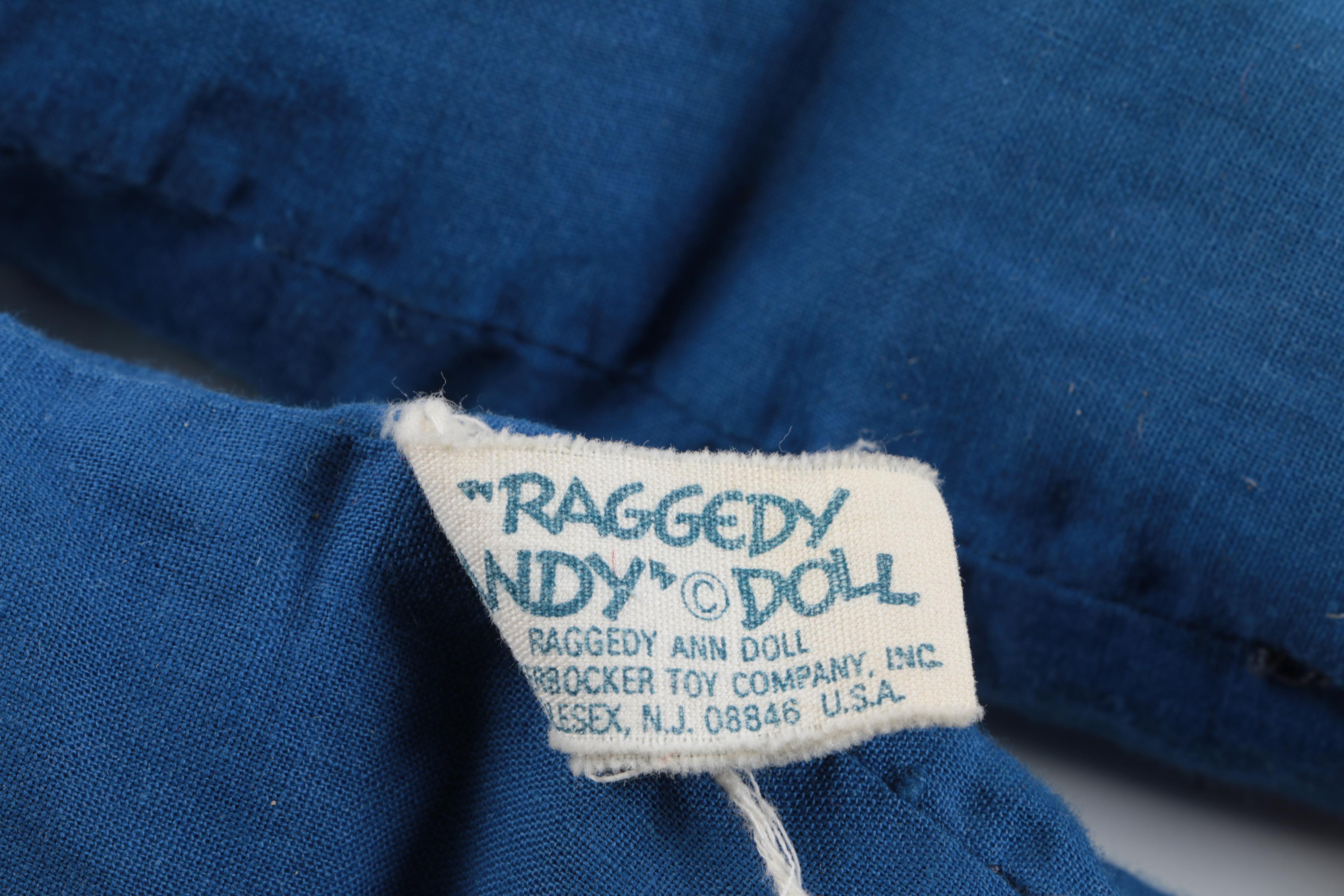 Vintage "Raggedy Ann" and "Andy" Dolls