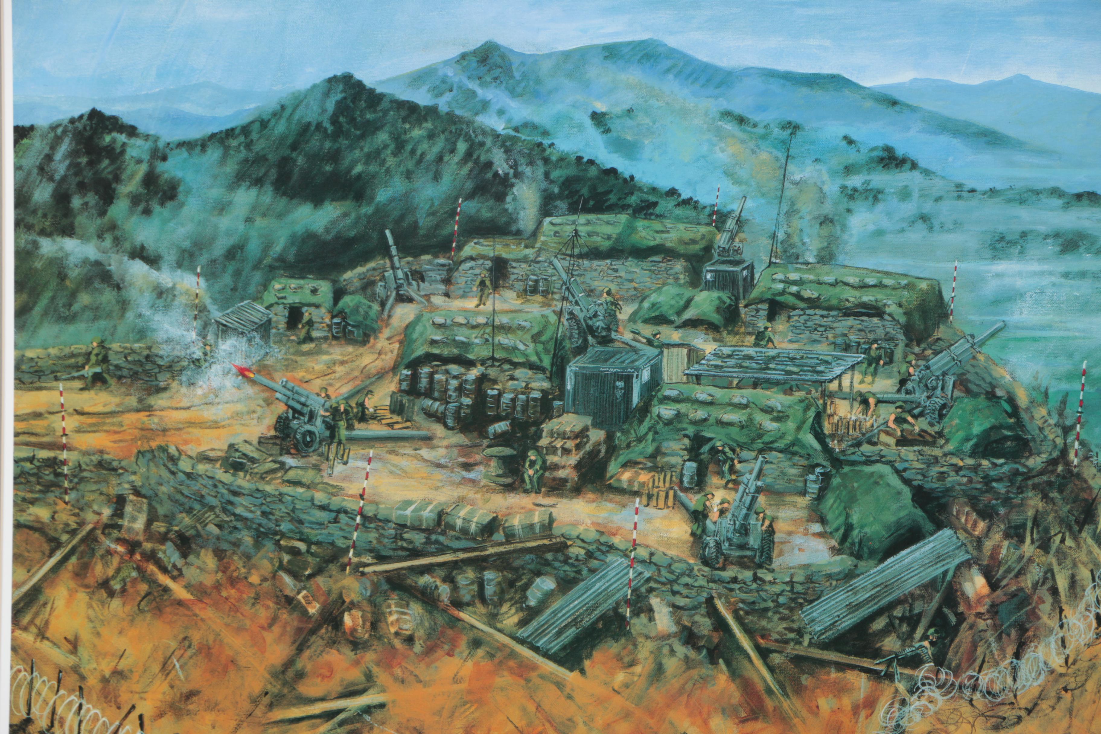 Jacques Lamy Limited Edition Offset Lithograph on Paper "Fire Base"