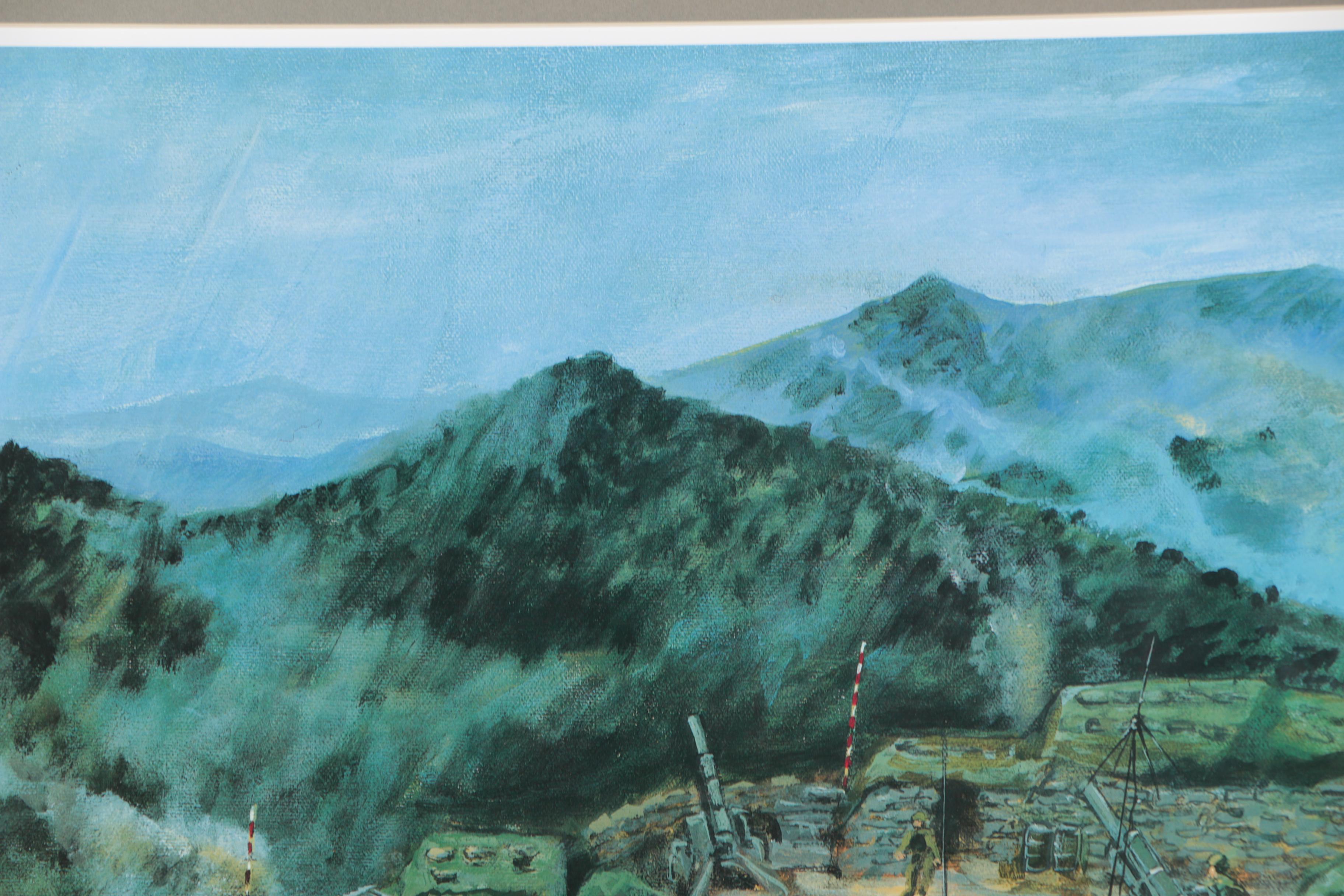 Jacques Lamy Limited Edition Offset Lithograph on Paper "Fire Base"