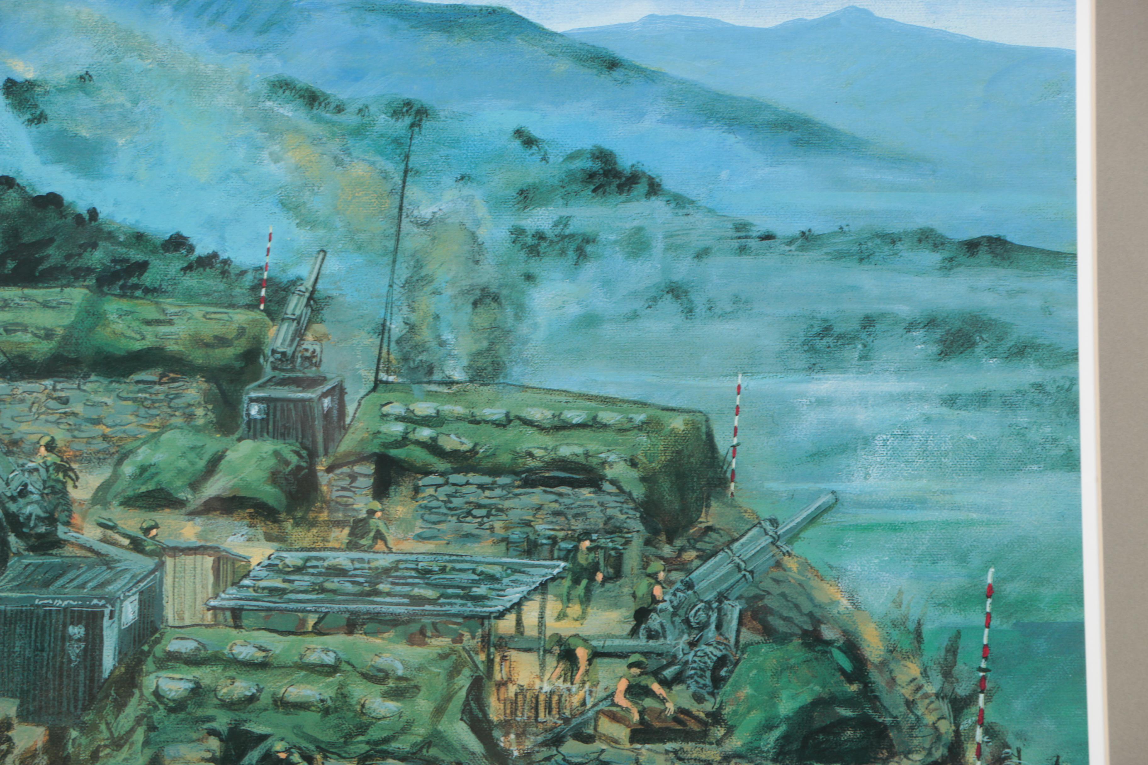 Jacques Lamy Limited Edition Offset Lithograph on Paper "Fire Base"