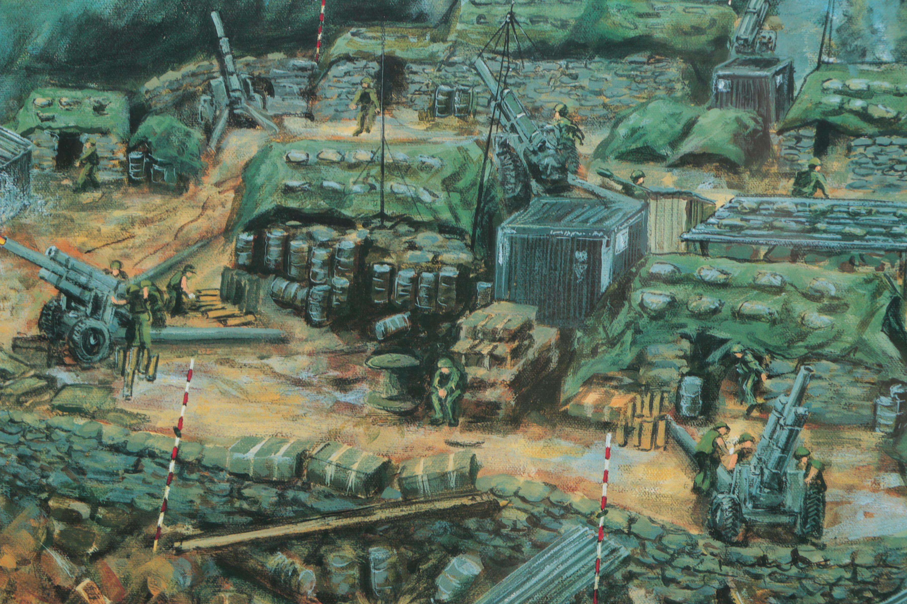 Jacques Lamy Limited Edition Offset Lithograph on Paper "Fire Base"