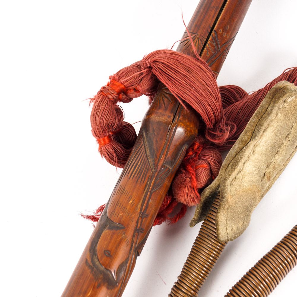 Antique Bamboo Handle Whip
