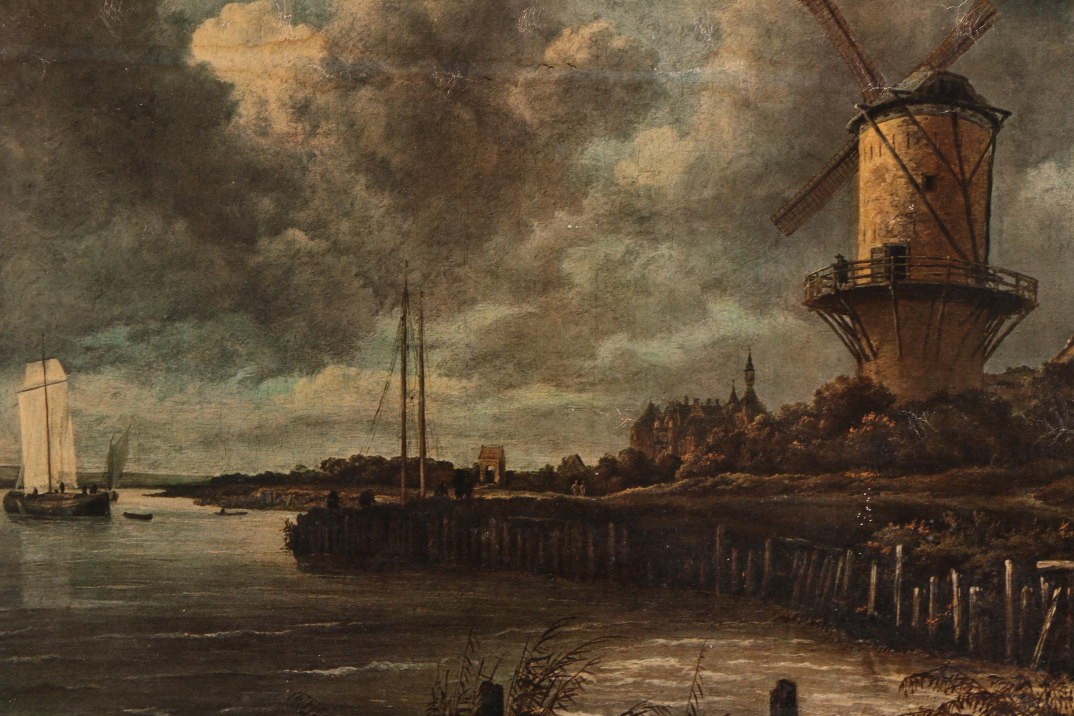 Offset Lithograph After Ruisdael's "Windmill at Wijk bij Duurstede"
