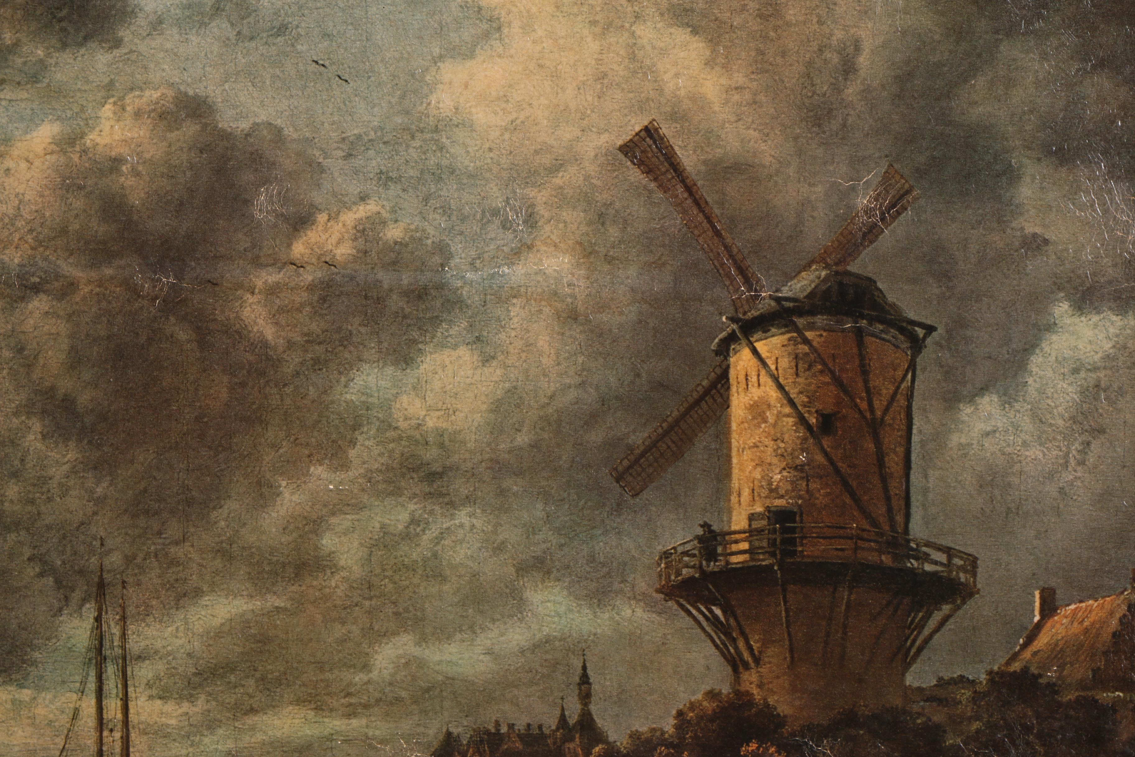 Offset Lithograph After Ruisdael's "Windmill at Wijk bij Duurstede"